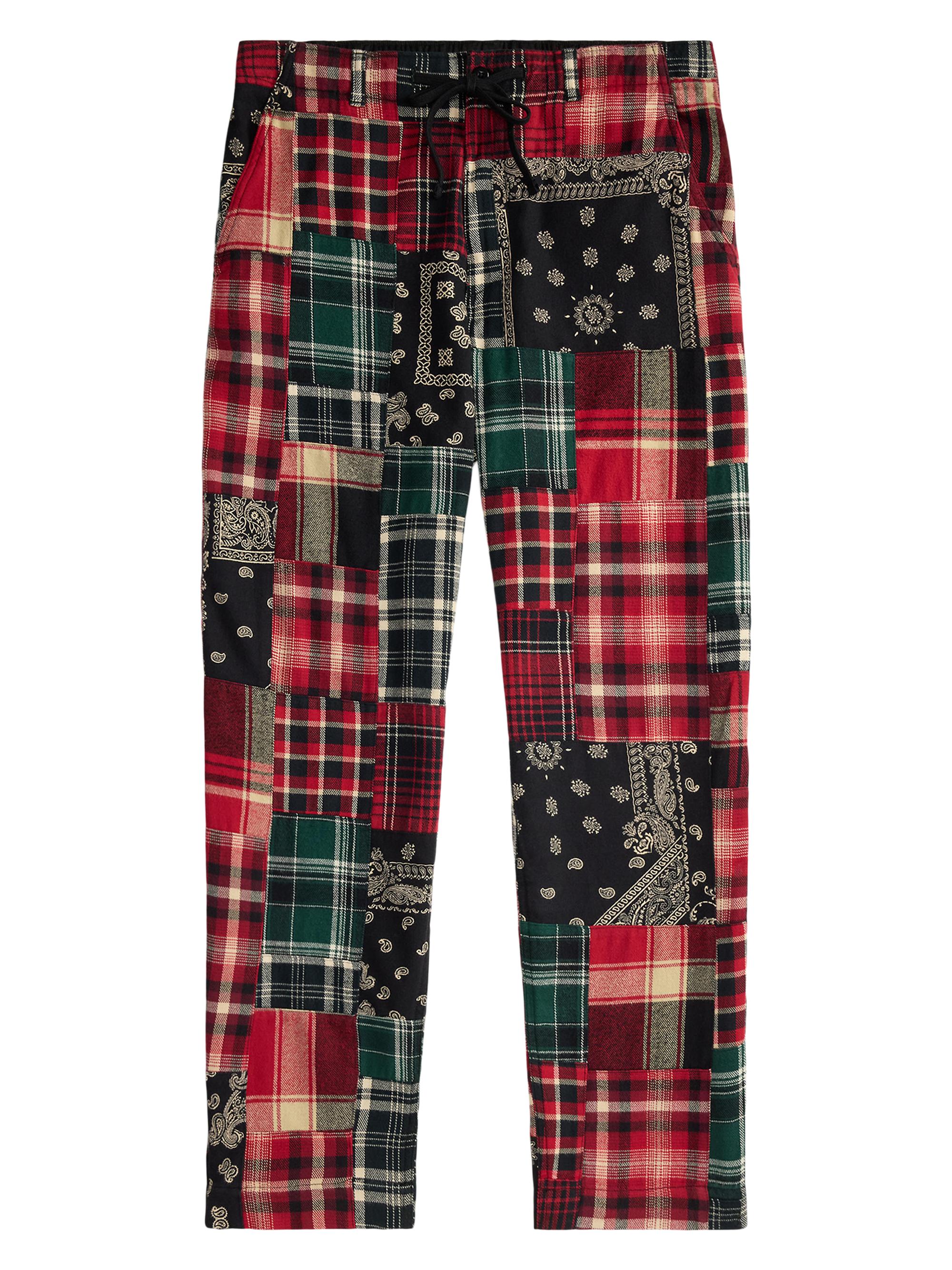 Polo Ralph Lauren Men's Patchwork Cotton Flannel Pants - Northwest Patchwork