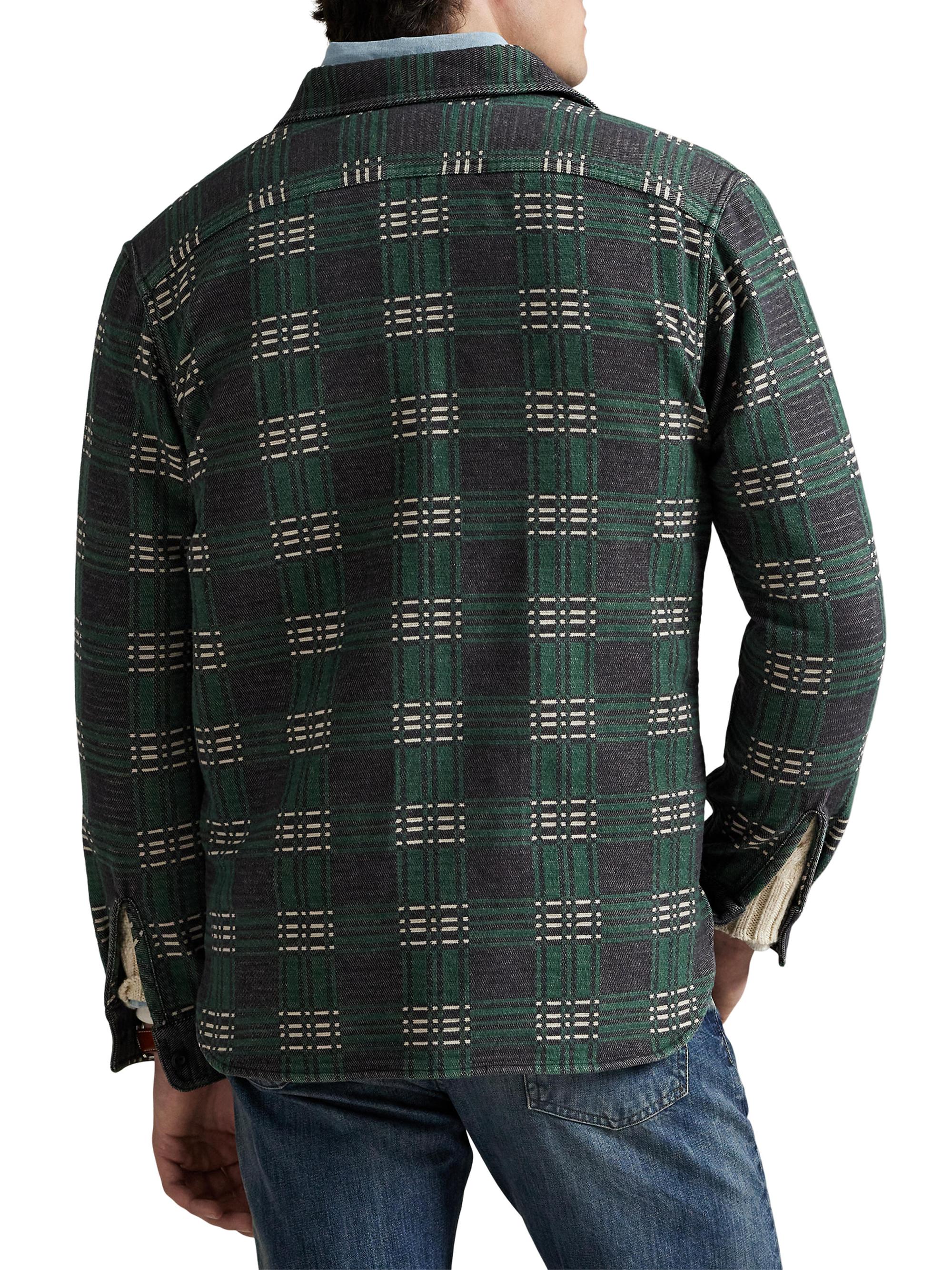 Polo Ralph Lauren Two-Sided Jacquard Flannel Shirt | Saks Fifth Avenue