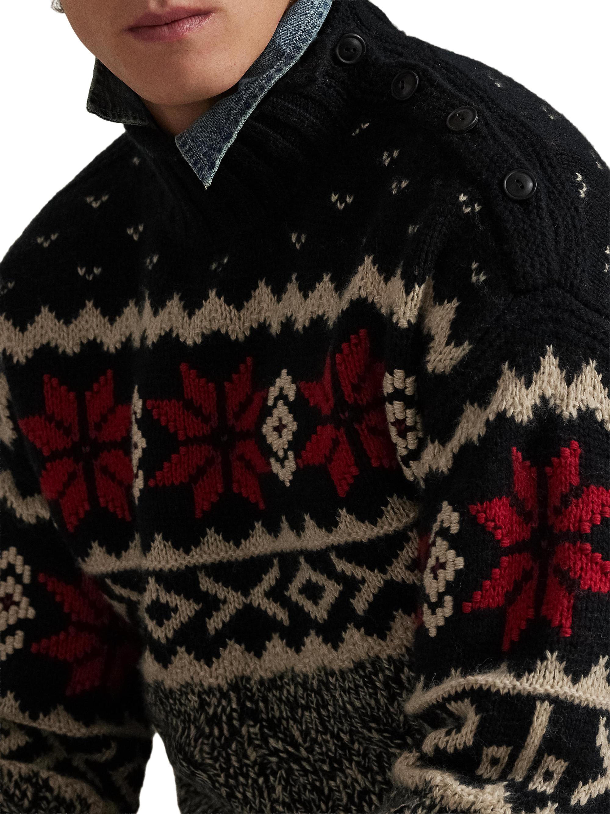 Polo Ralph Lauren Fair Isle-Style Wool-Blend Sweater | Saks Fifth