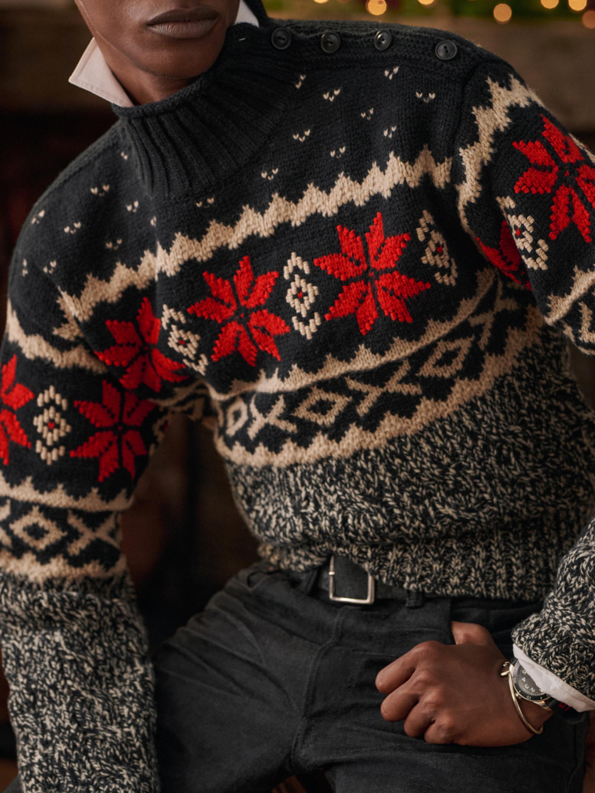 Polo Ralph Lauren Fair Isle-Style Wool-Blend Sweater | Saks Fifth
