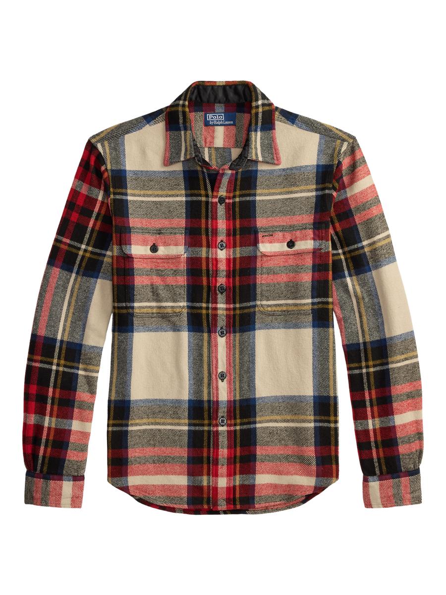 Polo Ralph Lauren Plaid Brushed Flannel Shirt | Saks Fifth Avenue