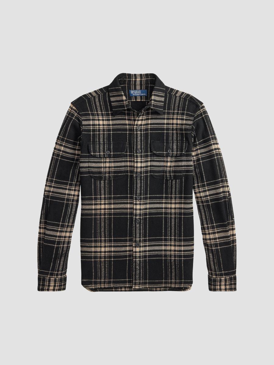Polo Ralph Lauren Plaid Two-Sided Brushed Flannel Shirt | Saks Fifth Avenue