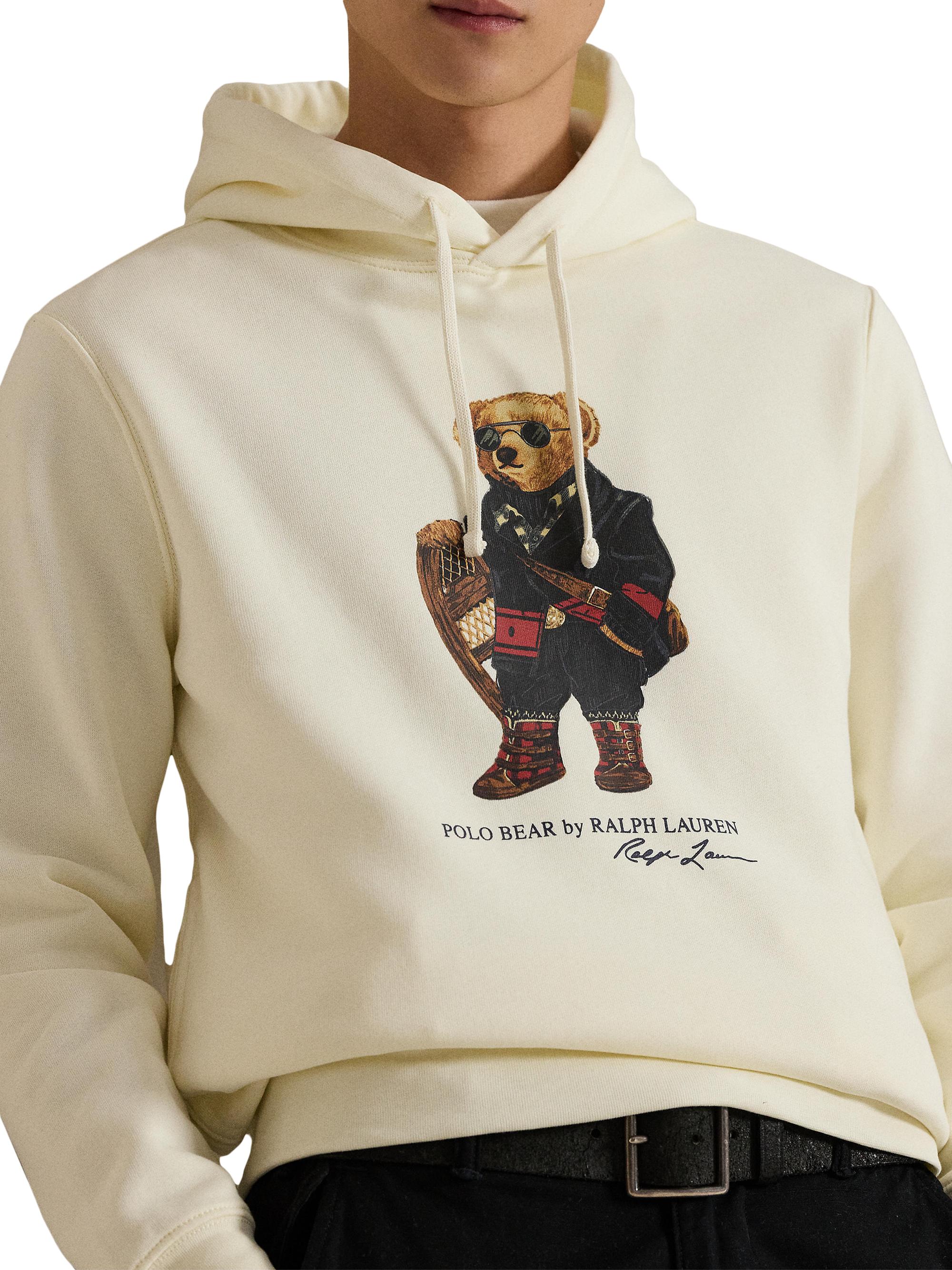 Polo Ralph Lauren Polo Bear Hooded Cotton Sweatshirt | Saks Fifth