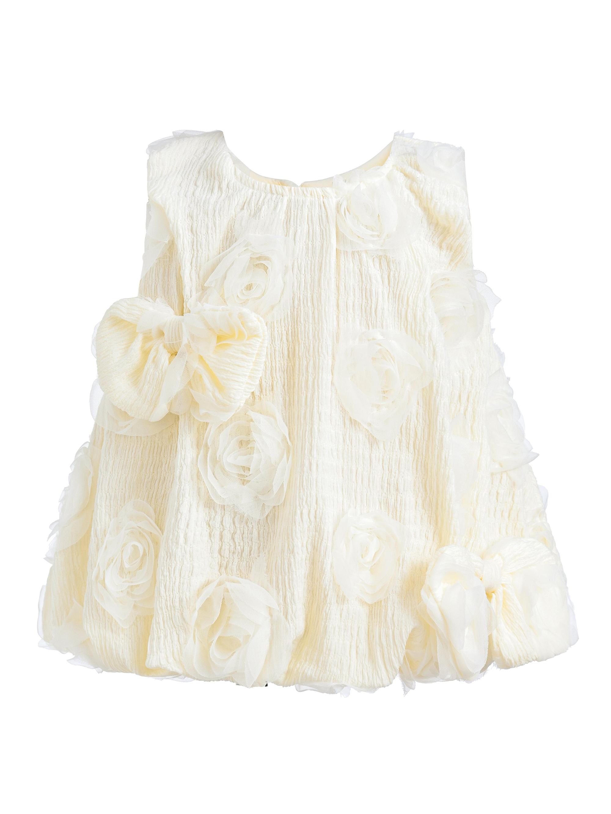 Tulleen Baby Girl's Bow Flower Sleeveless Dress -  24 Months