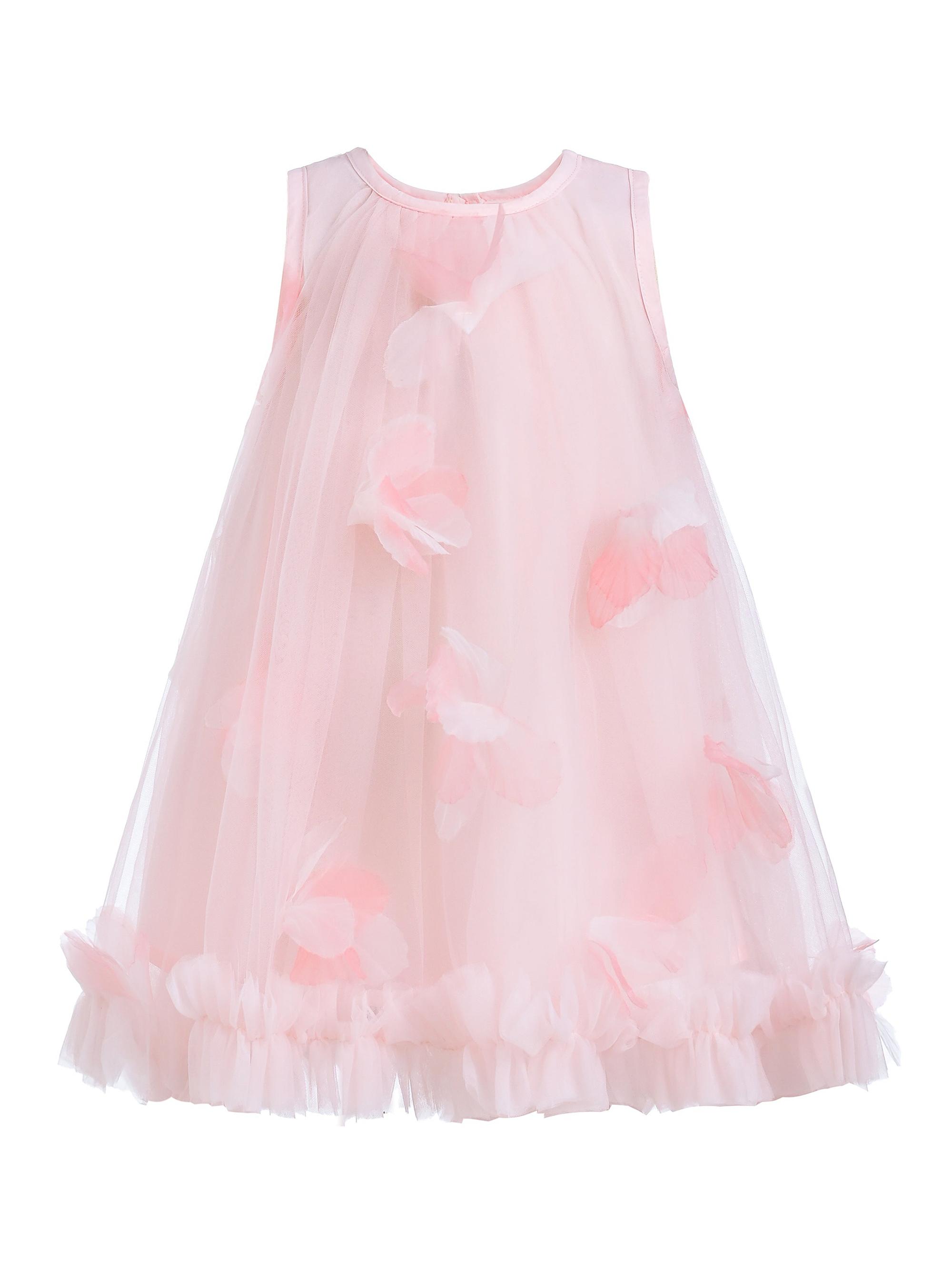 Mimi Tutu Little Girl's Blooming Tulle Sleeveless Dress - Pink