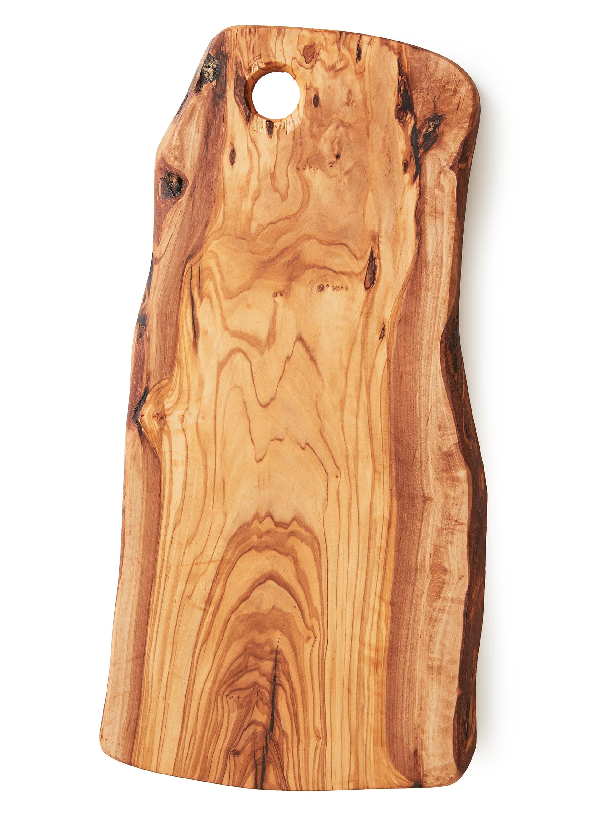 Verve Culture Italian Olivewood Charcuterie Board with Hole - Natural