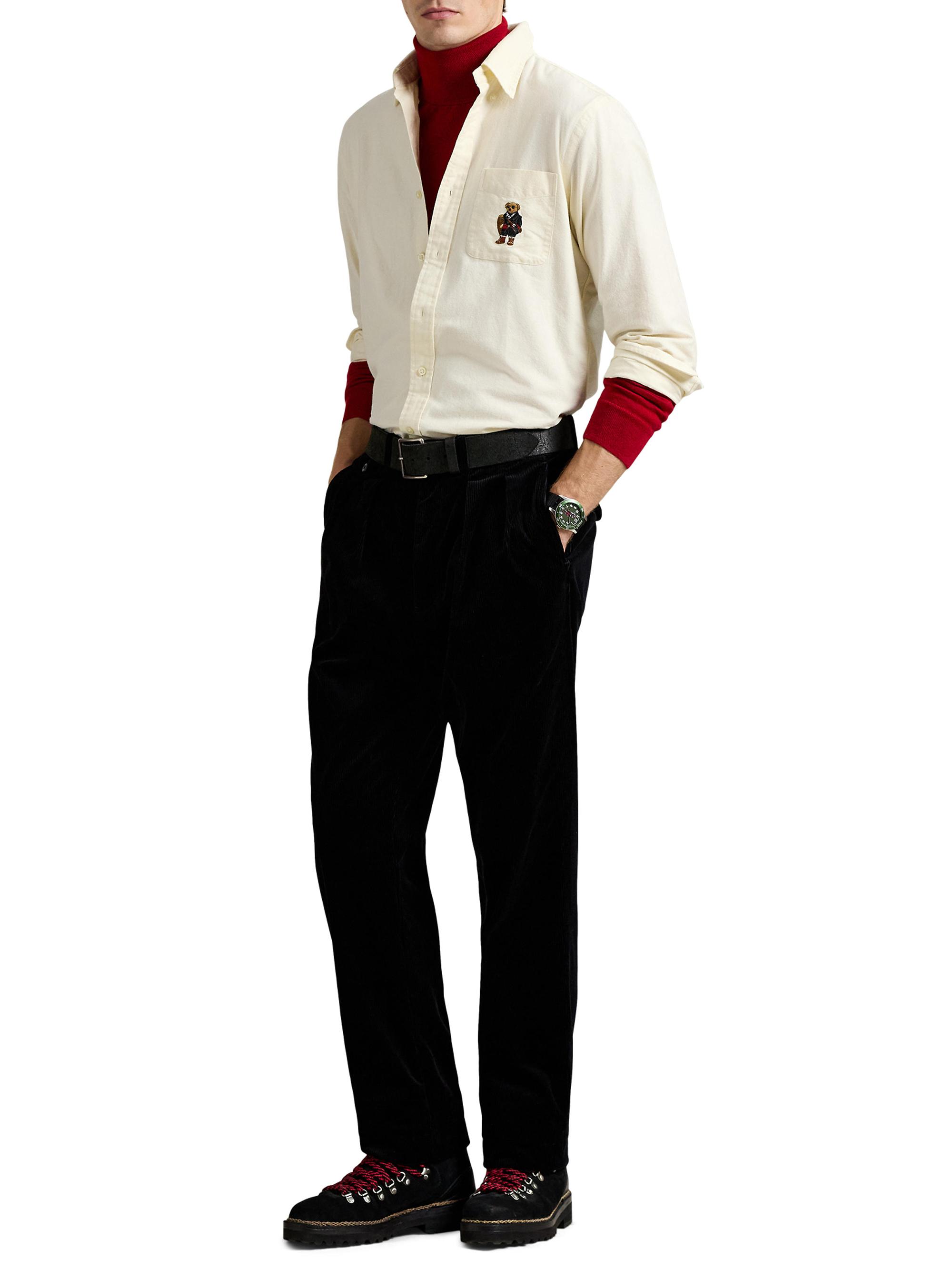 Polo Ralph Lauren Polo Bear Brushed Oxford Shirt | Saks Fifth Avenue