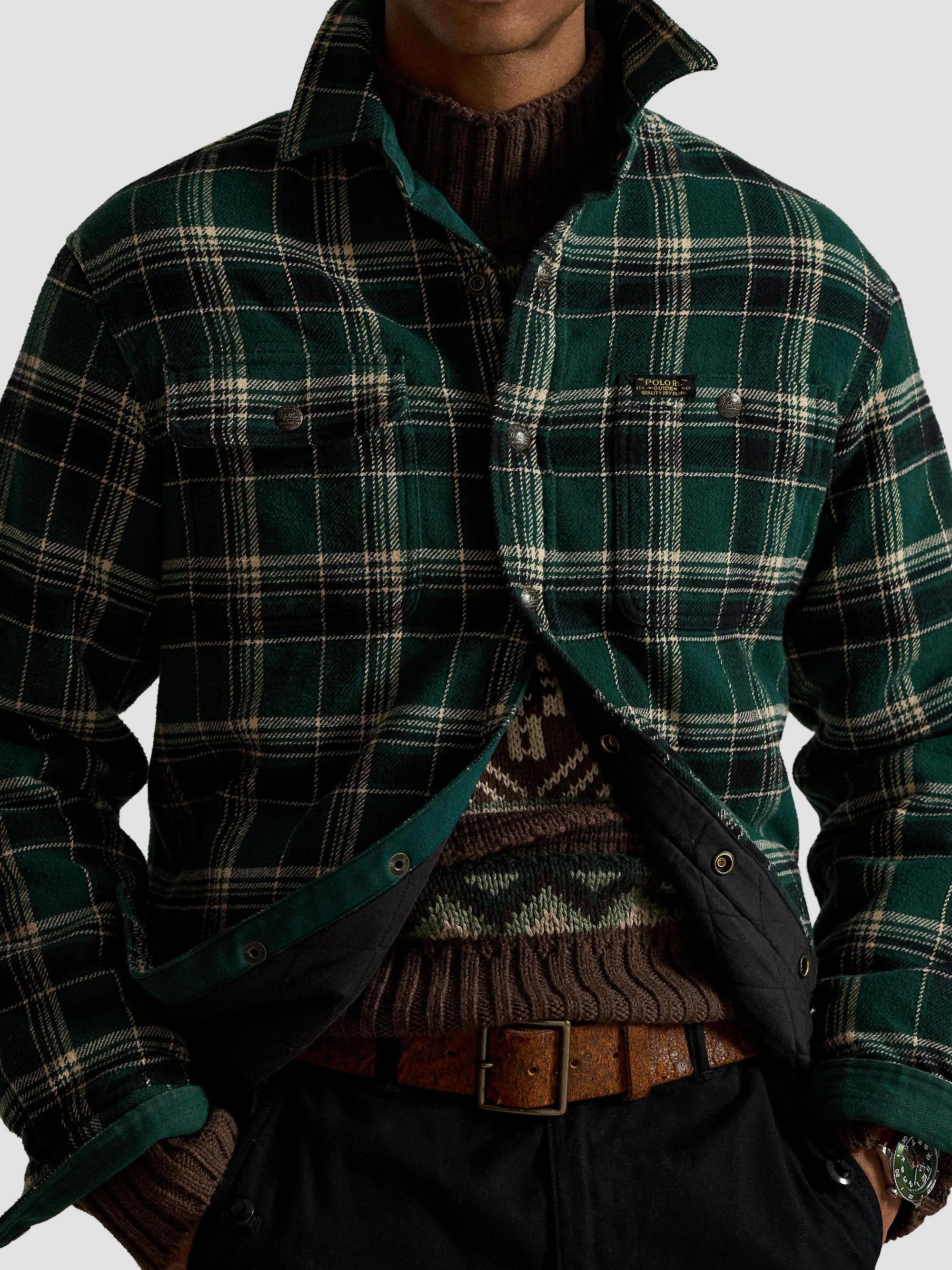 Polo Ralph Lauren Plaid Two-Sided Brushed Flannel Shirt Jacket | Saks ...
