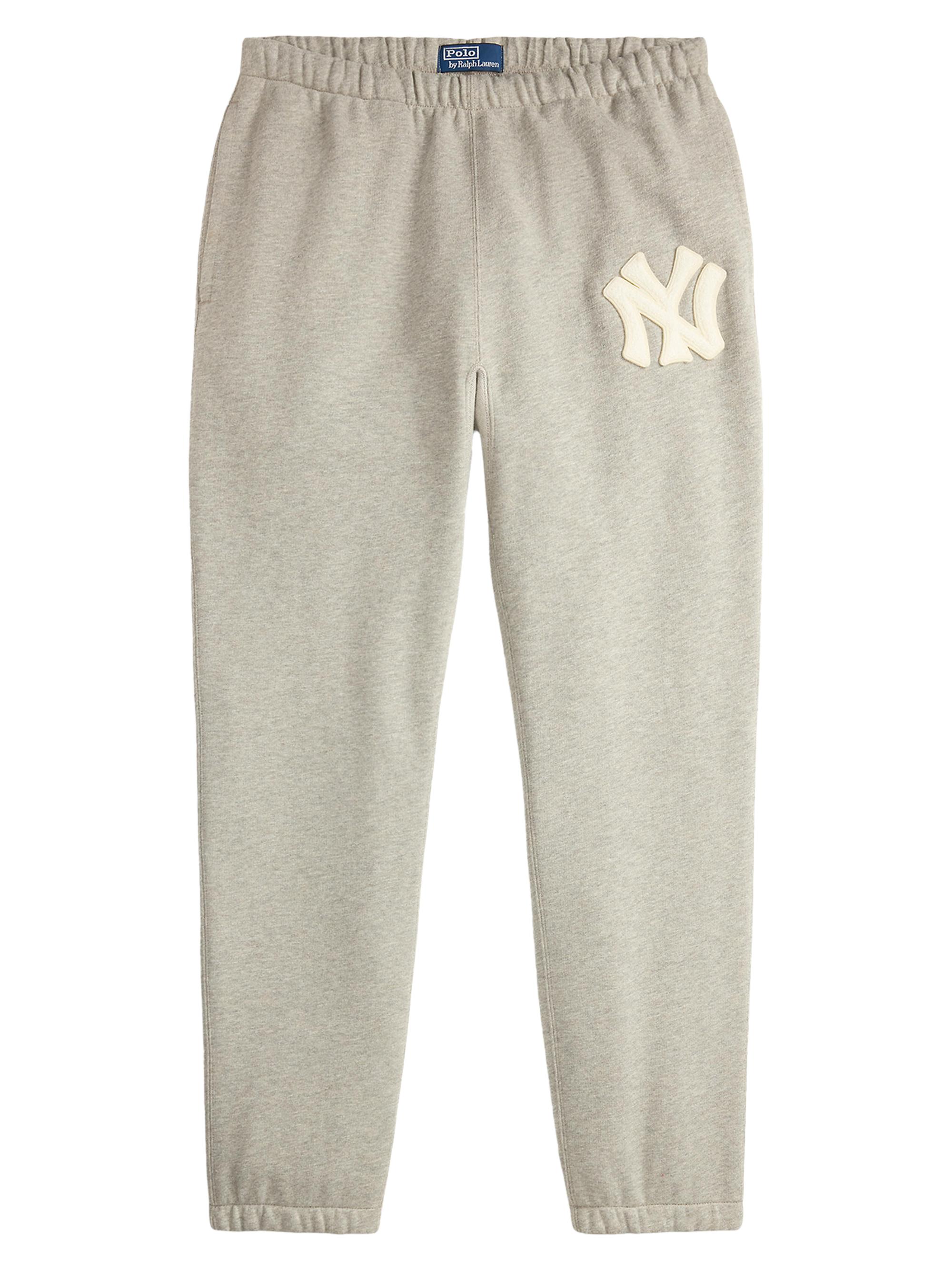 Polo Ralph Lauren Men's New York Yankees Cotton Fleece Sweatpants - Dark Sport Heather