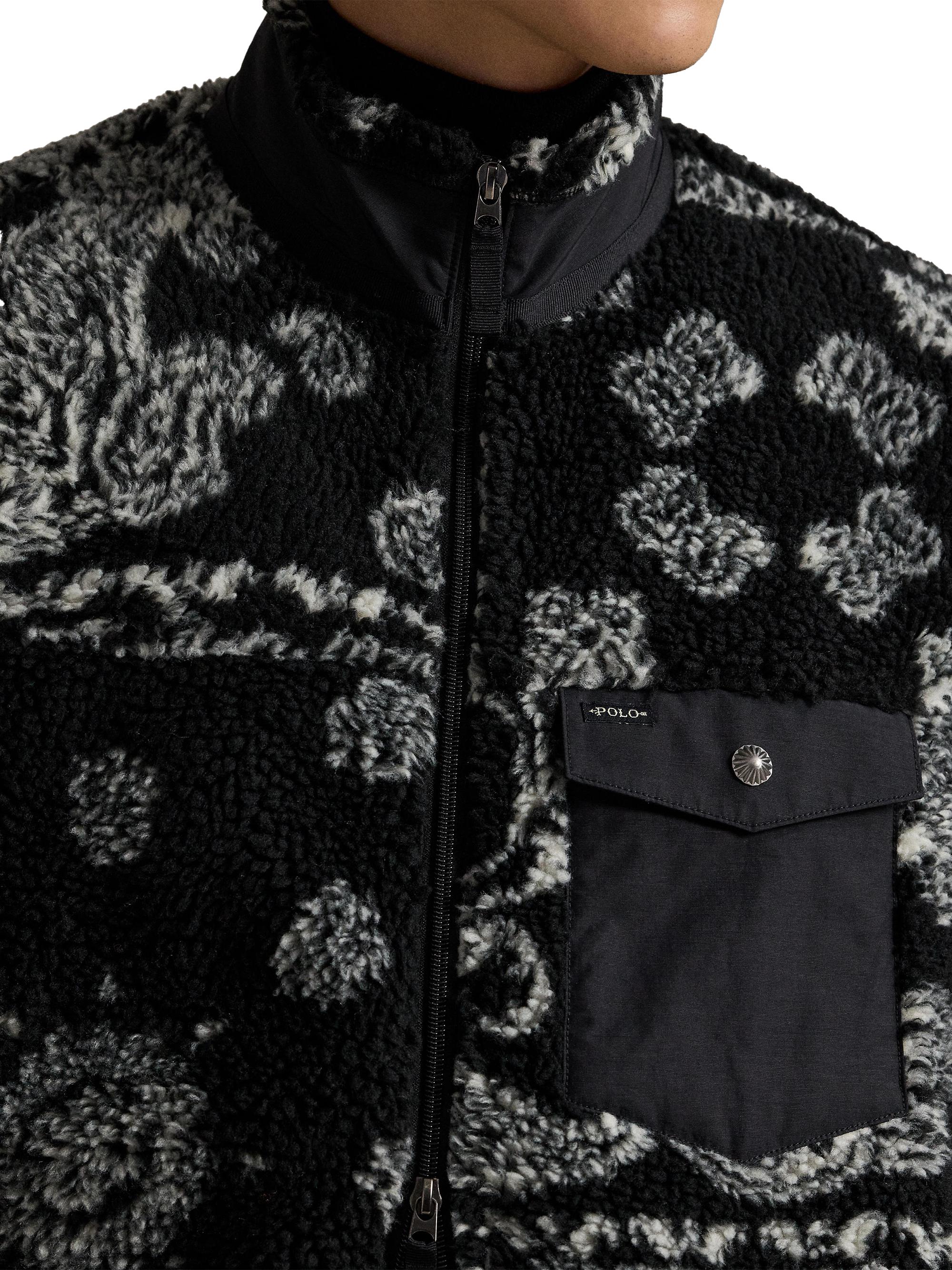 Polo Ralph Lauren Bandana Fleece Jacket | Saks Fifth Avenue