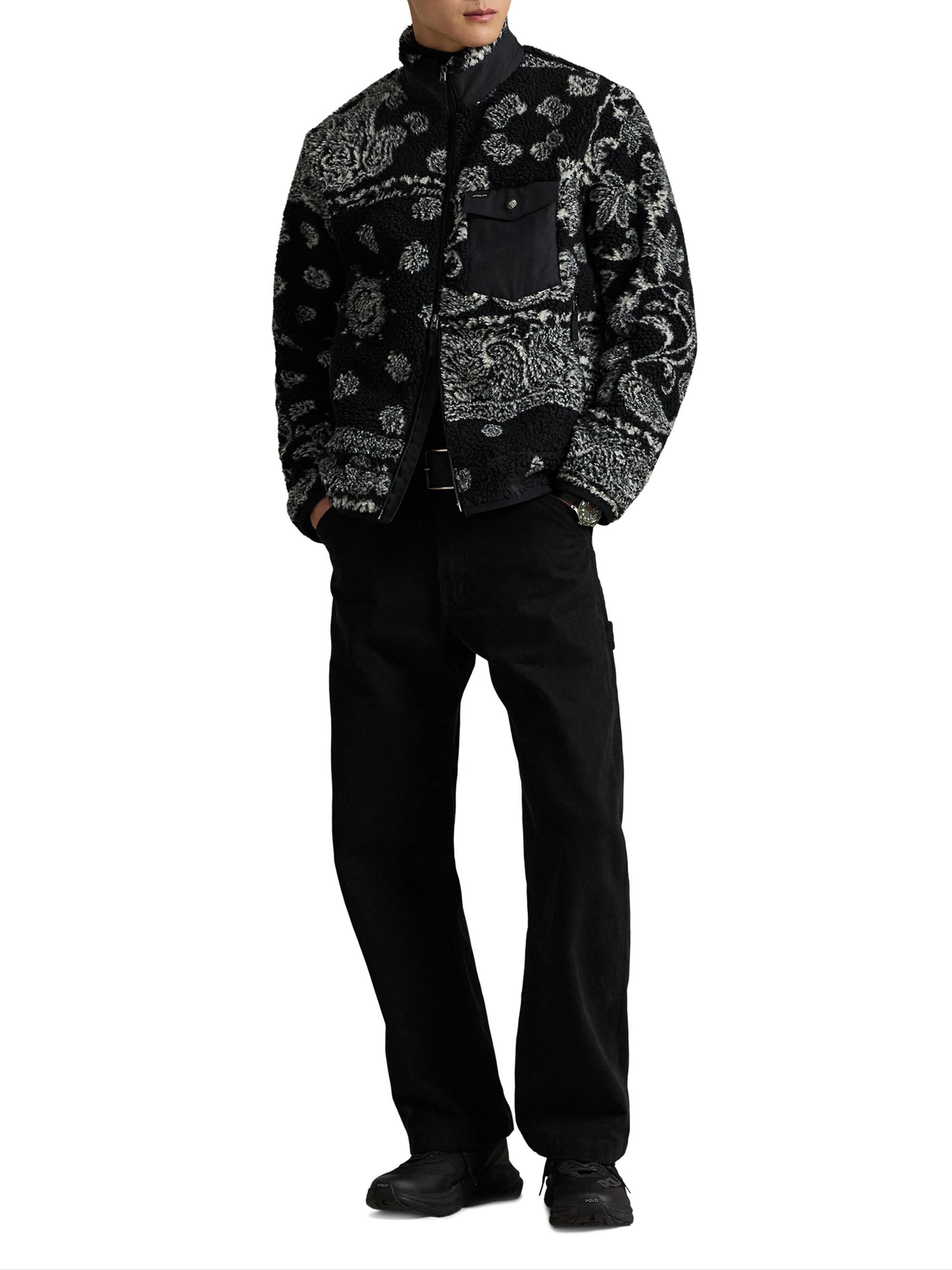 Polo Ralph Lauren Bandana Fleece Jacket | Saks Fifth Avenue