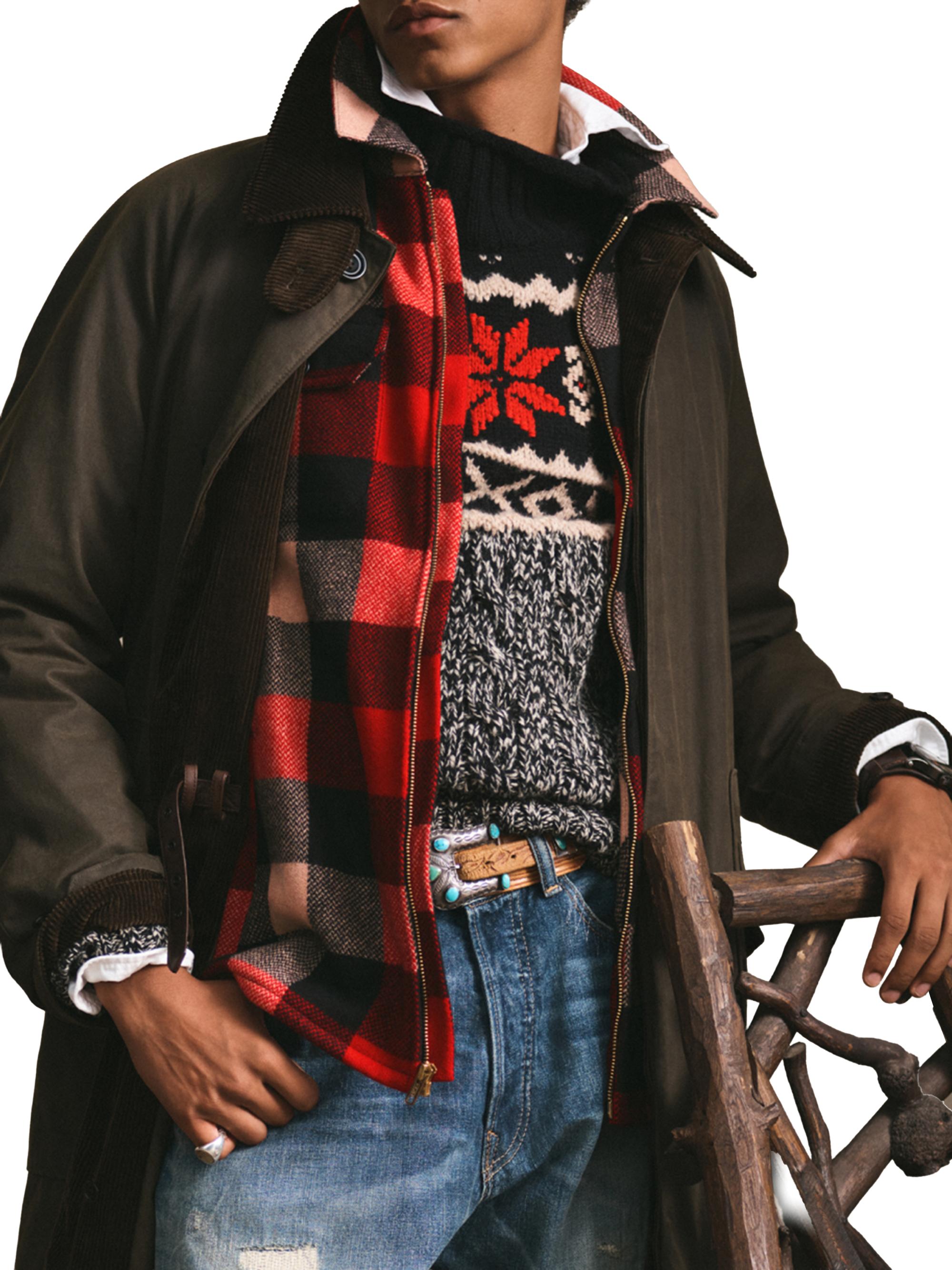 Polo Ralph Lauren Check Wool-Blend Shirt Jacket | Saks Fifth Avenue