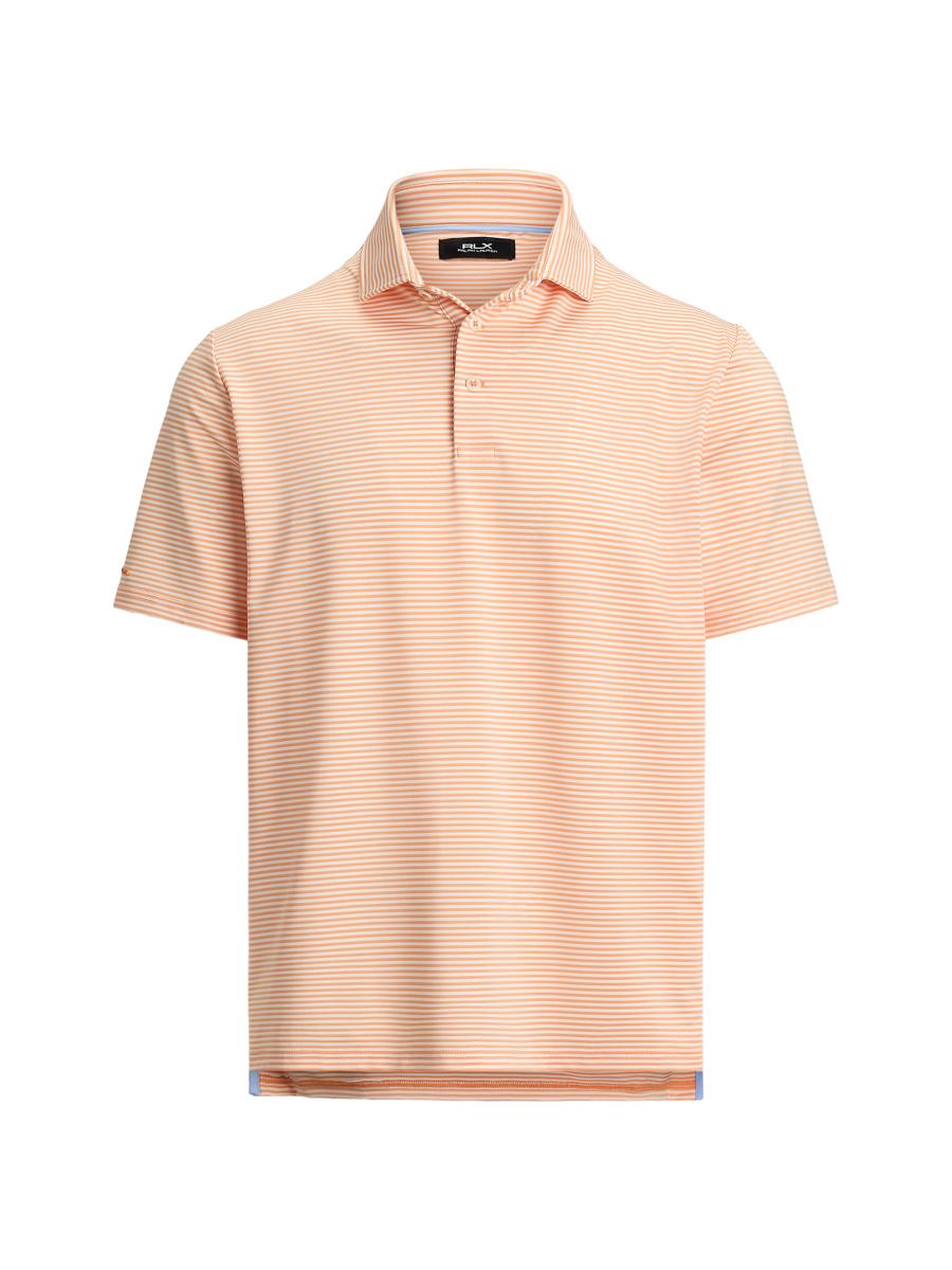 RLX Ralph Lauren Striped Performance Polo Shirt | Saks Fifth Avenue