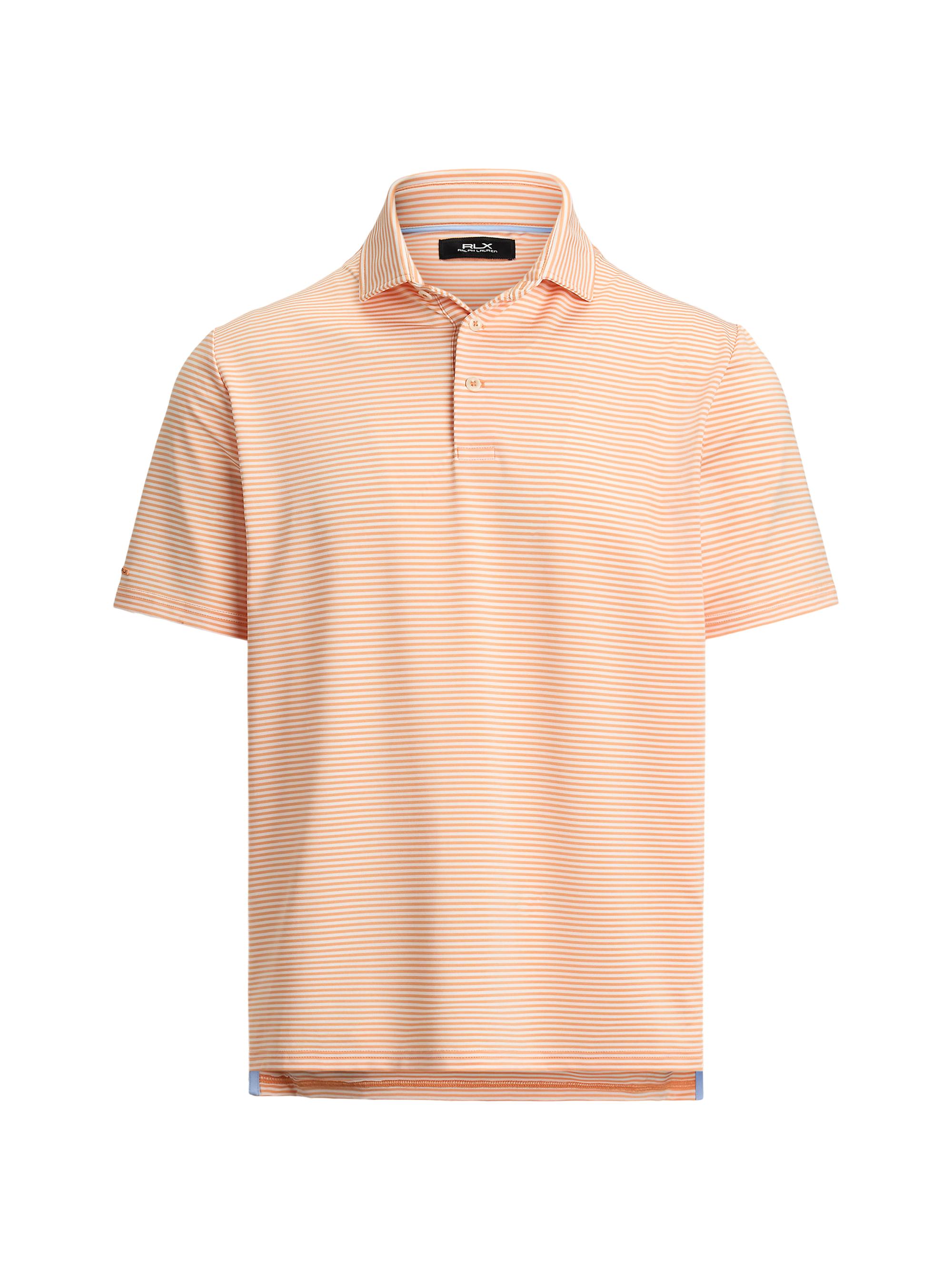 RLX Ralph Lauren Striped Performance Polo Shirt | Saks Fifth Avenue
