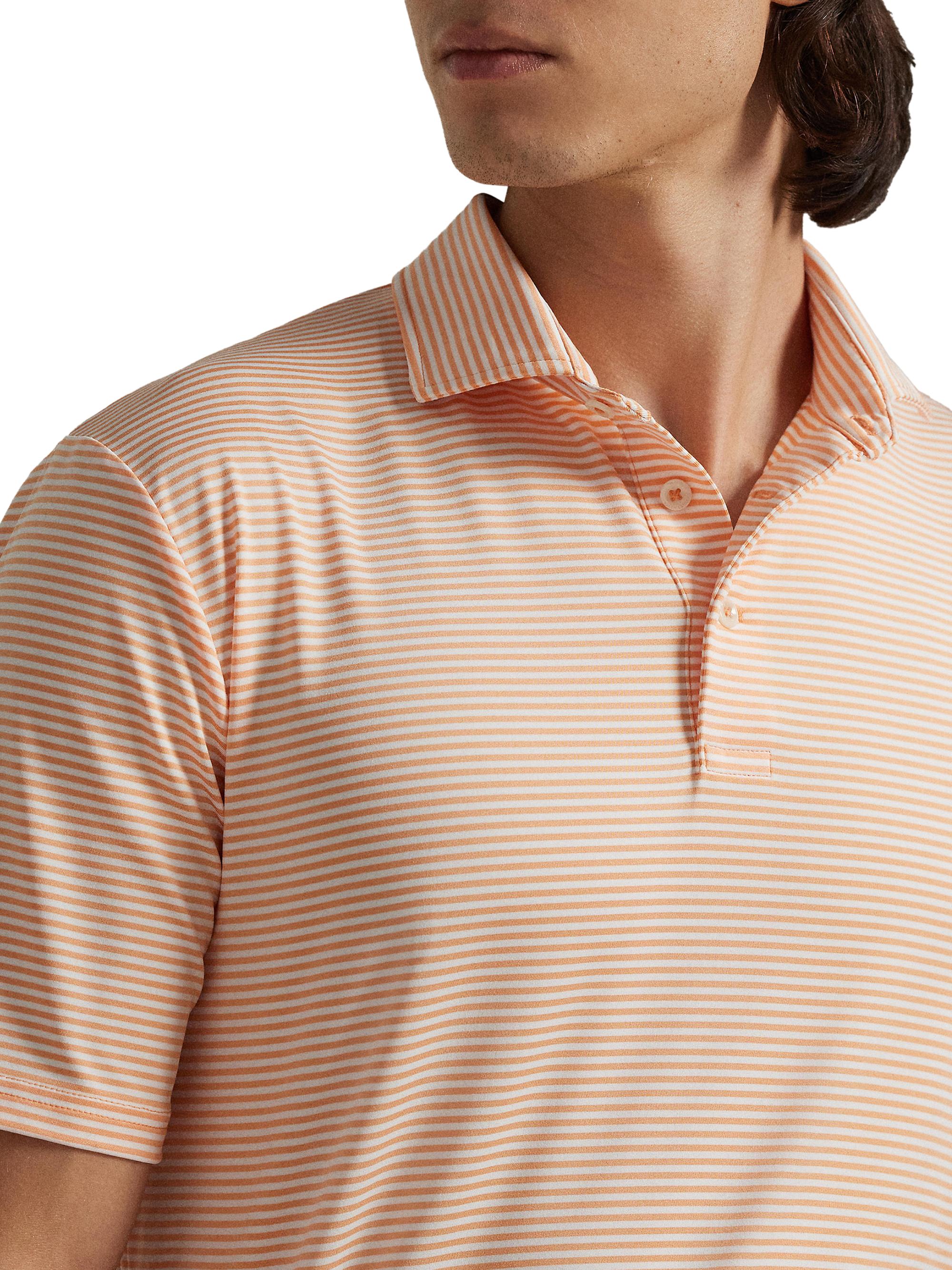 RLX Ralph Lauren Striped Performance Polo Shirt | Saks Fifth Avenue