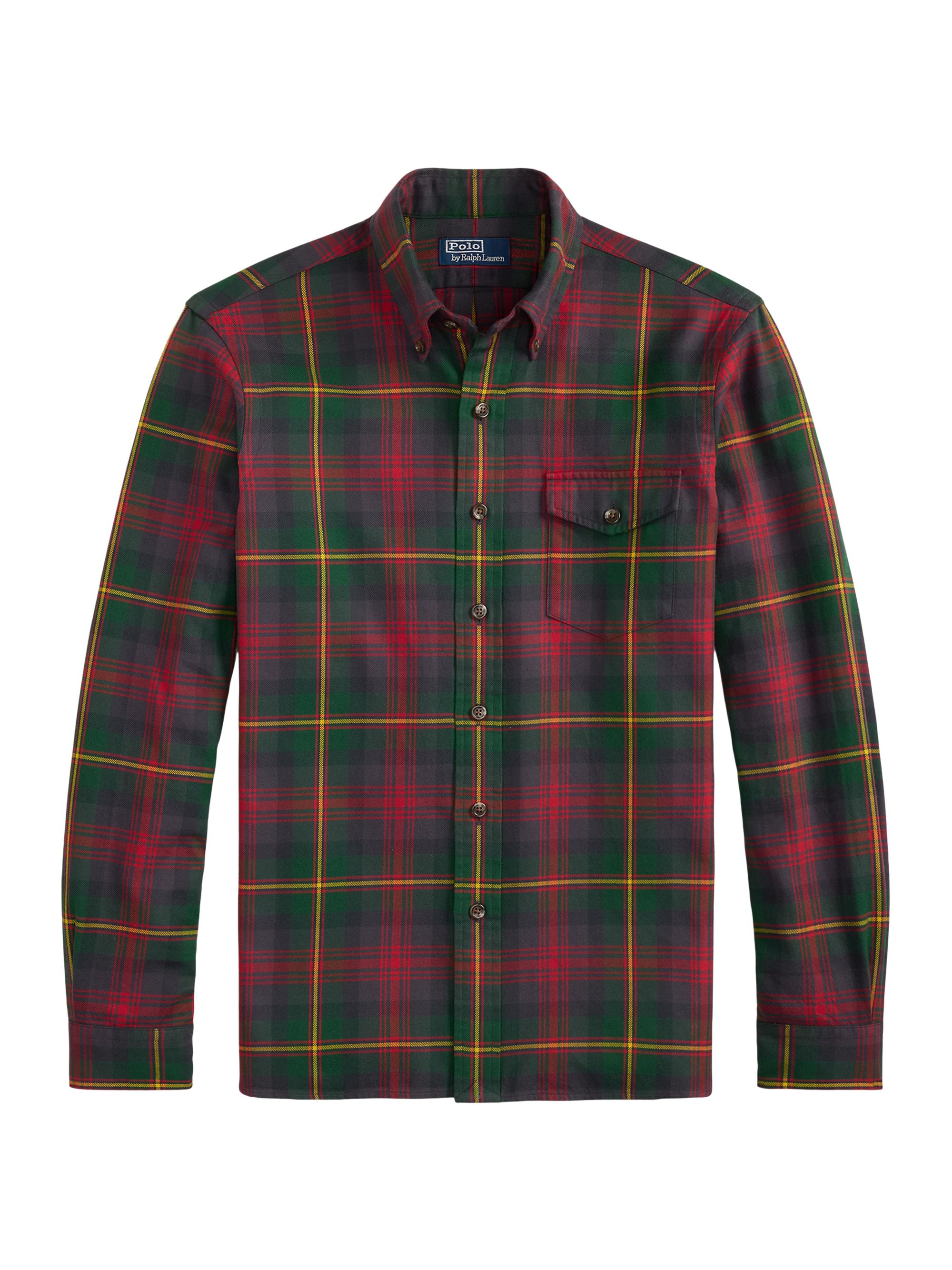 Polo Ralph Lauren Plaid Cotton Flannel Shirt | Saks Fifth Avenue