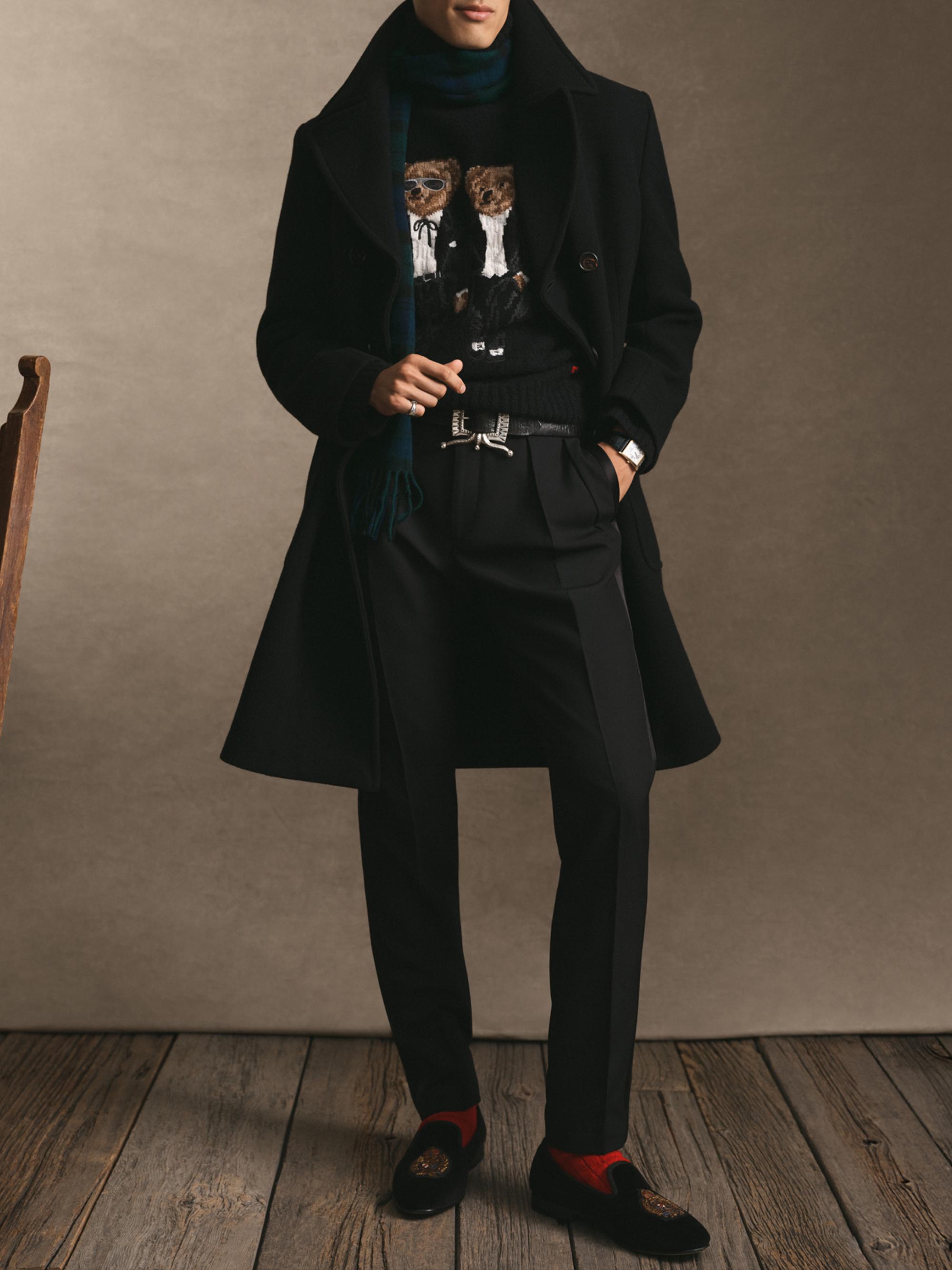 Polo Ralph Lauren Polo Bear Wool-Blend Turtleneck Sweater | Saks