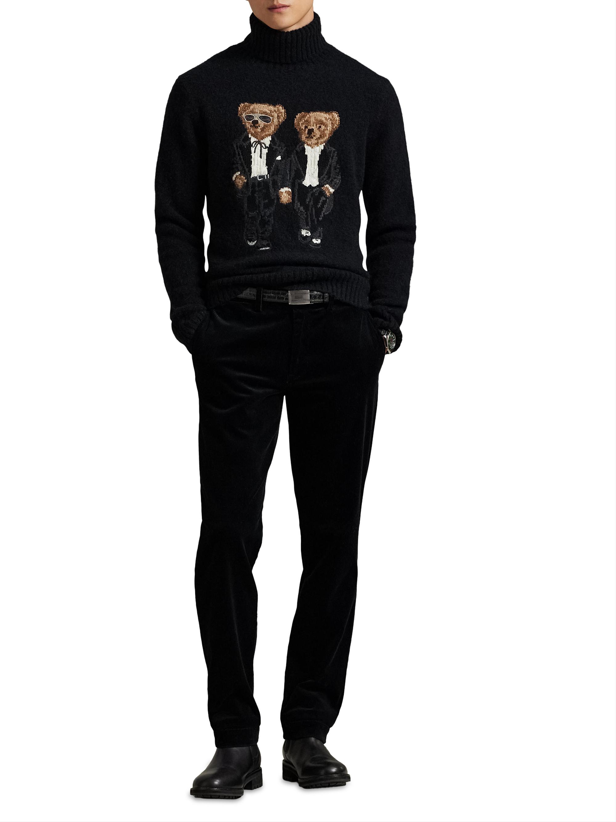 Polo Ralph Lauren Polo Bear Wool-Blend Turtleneck Sweater | Saks