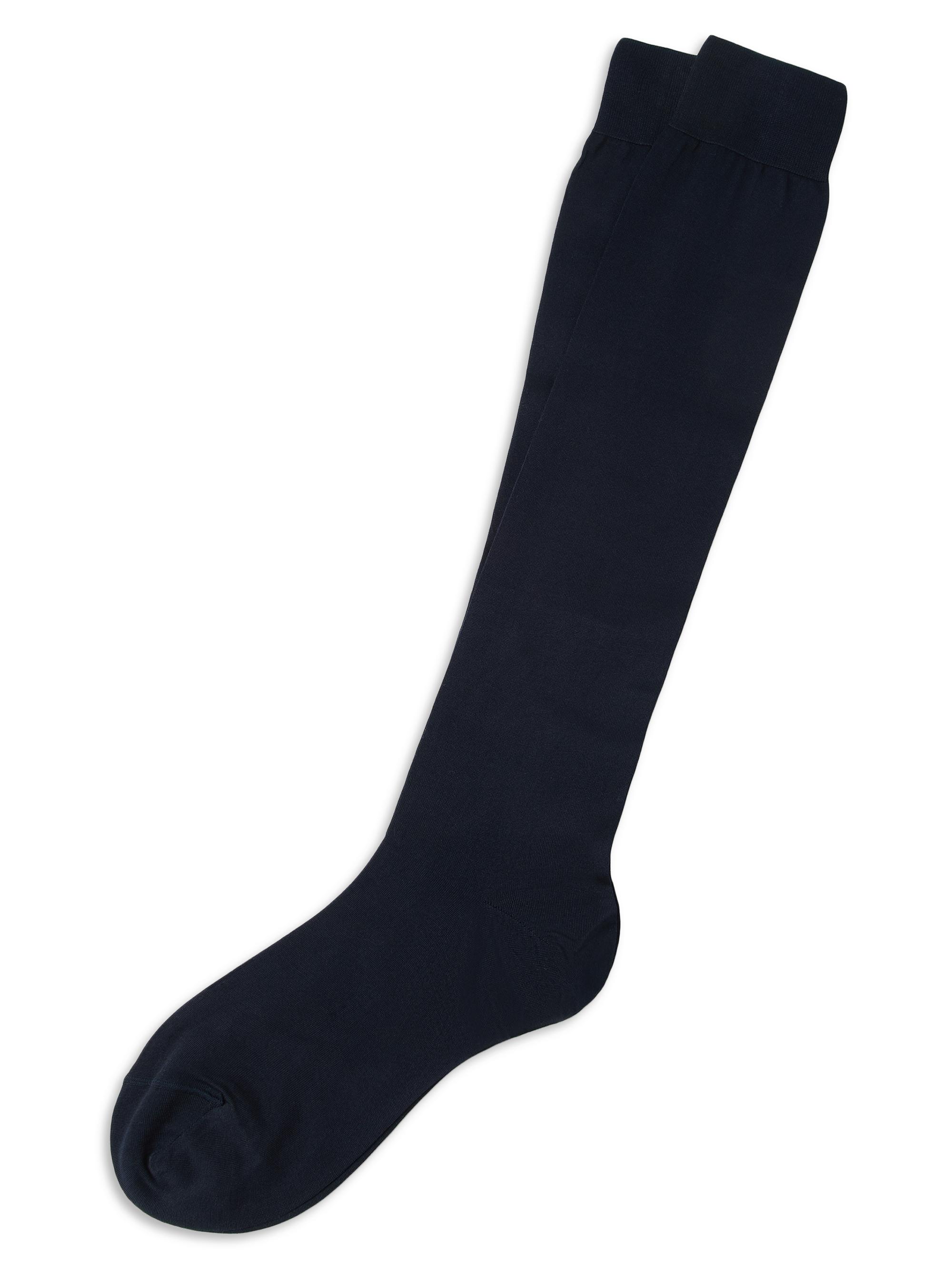 Brunello Cucinelli Men's Cotton Socks - Navy Blue