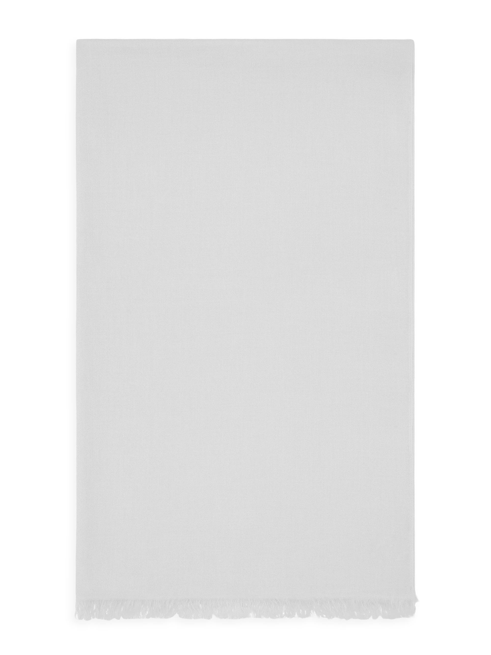 Brunello Cucinelli Women's Cashmere and Silk Scarf - Light Grey