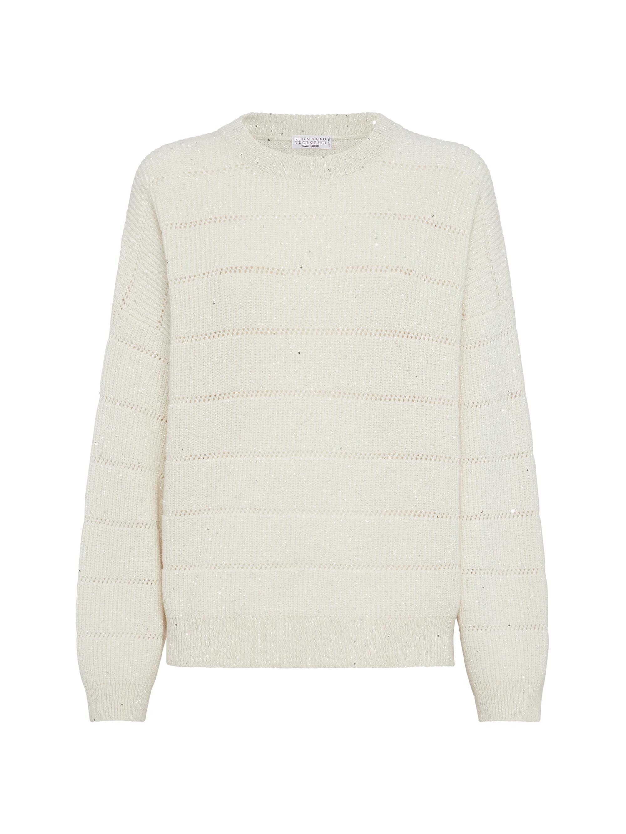 BRUNELLO CUCINELLI アイボリー セーター Mサイズ M~L相当 BRUNELLO CUCINELLI アイボリー セーター Mサイズ M~L相当