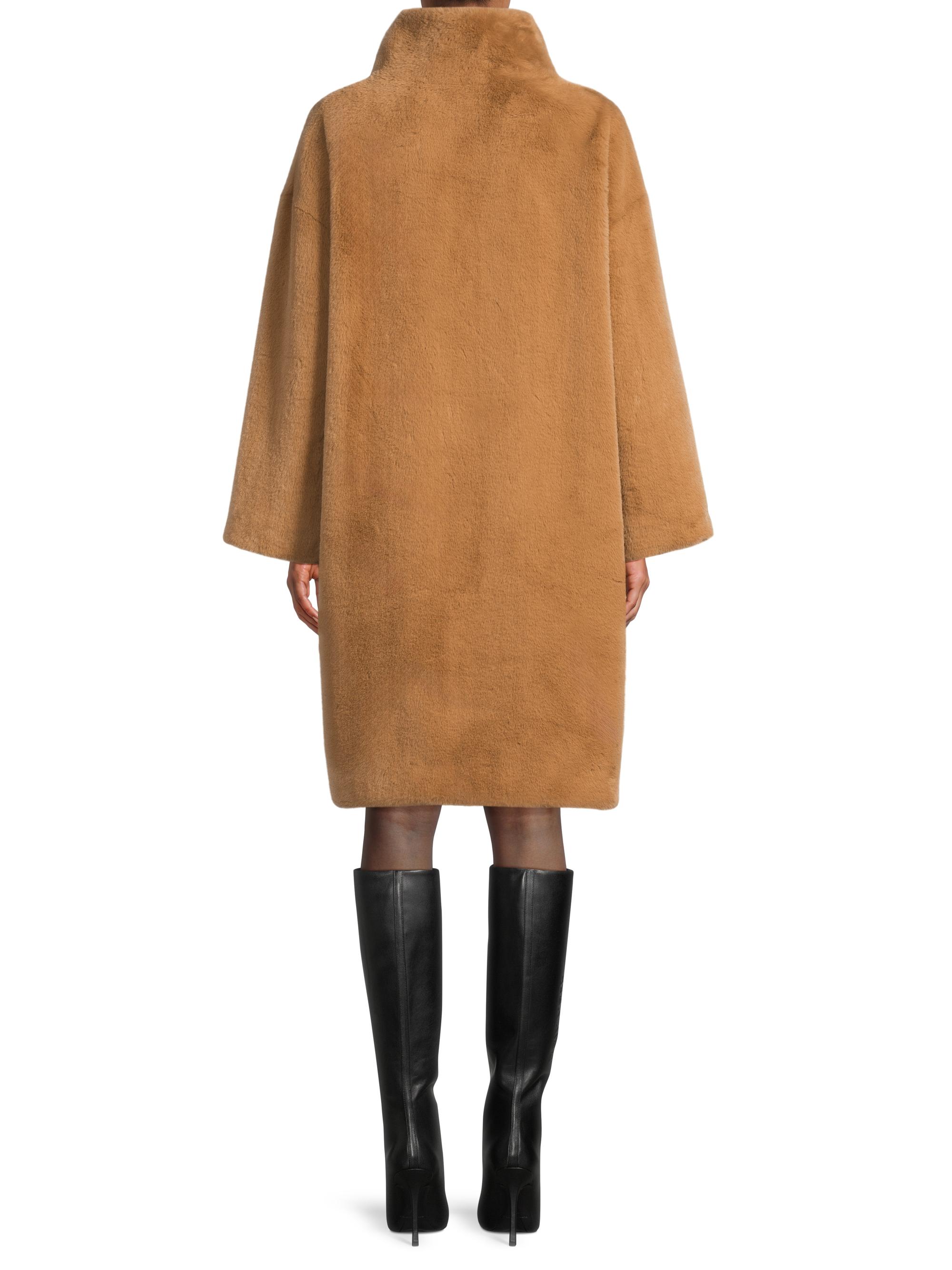 Herno Faux Fur Knee-Length Coat | Saks Fifth Avenue