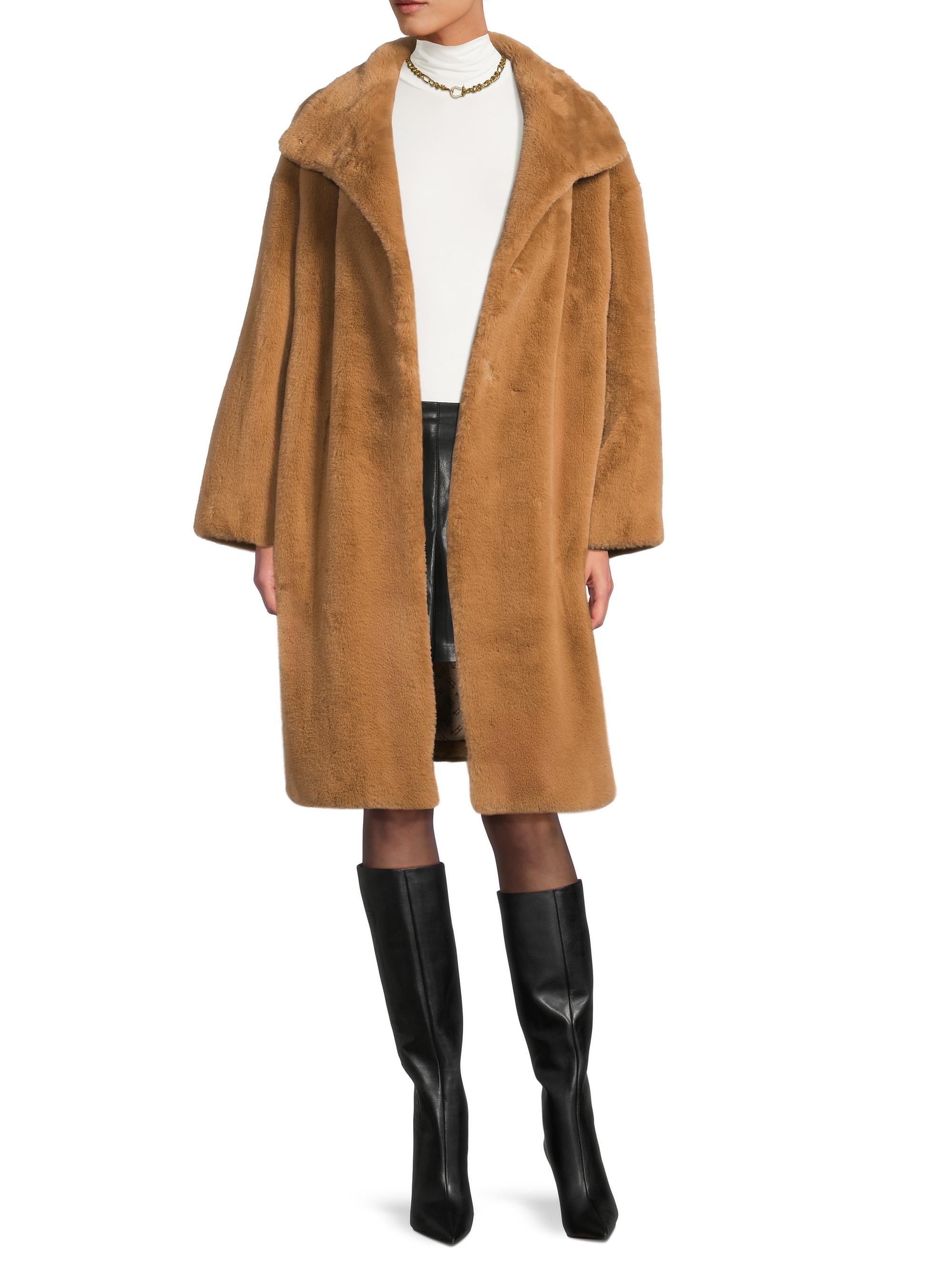 Herno Faux Fur Knee-Length Coat | Saks Fifth Avenue