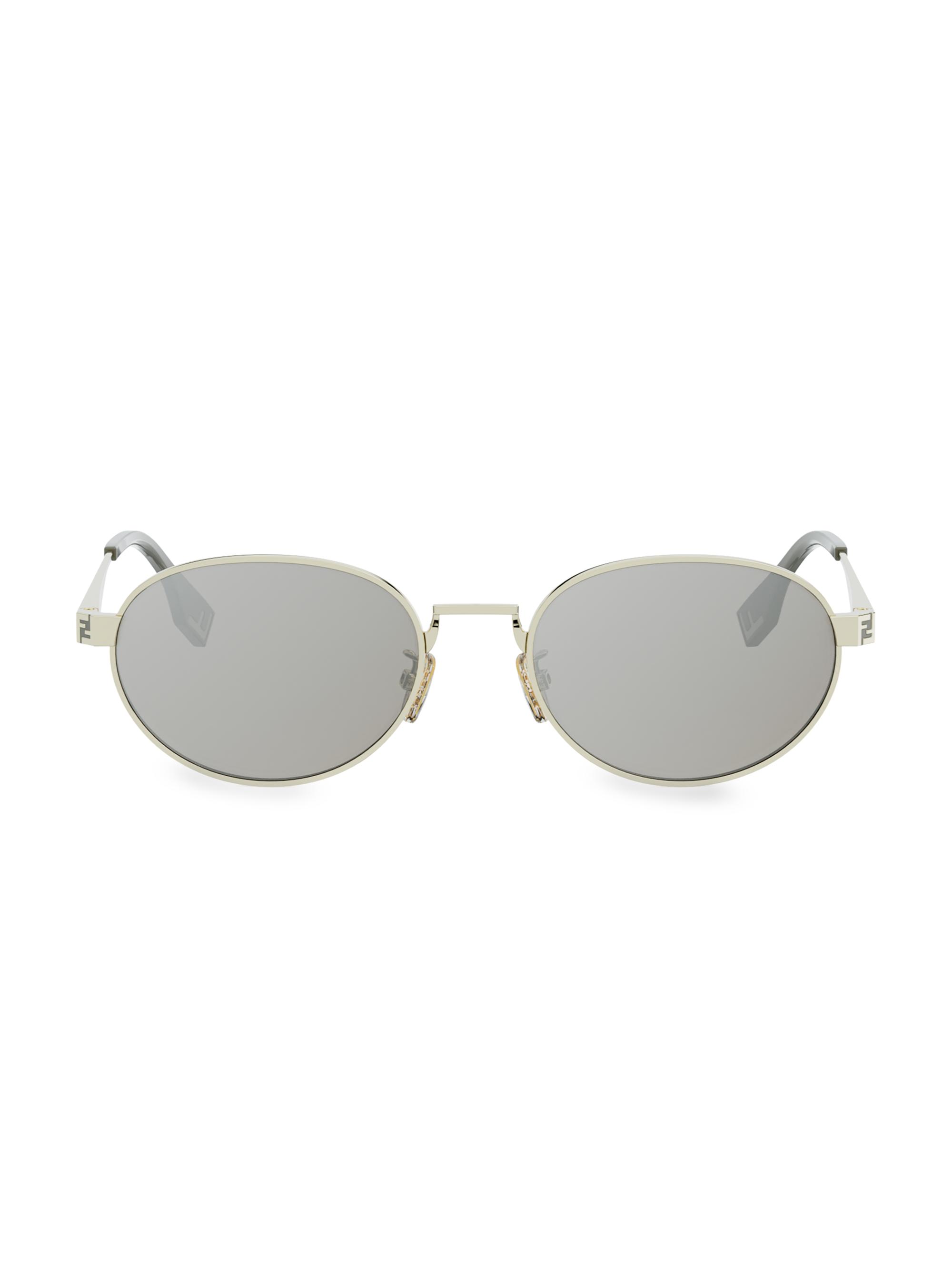 Fendi Fendi Sky 55MM Oval Sunglasses | Saks Fifth Avenue