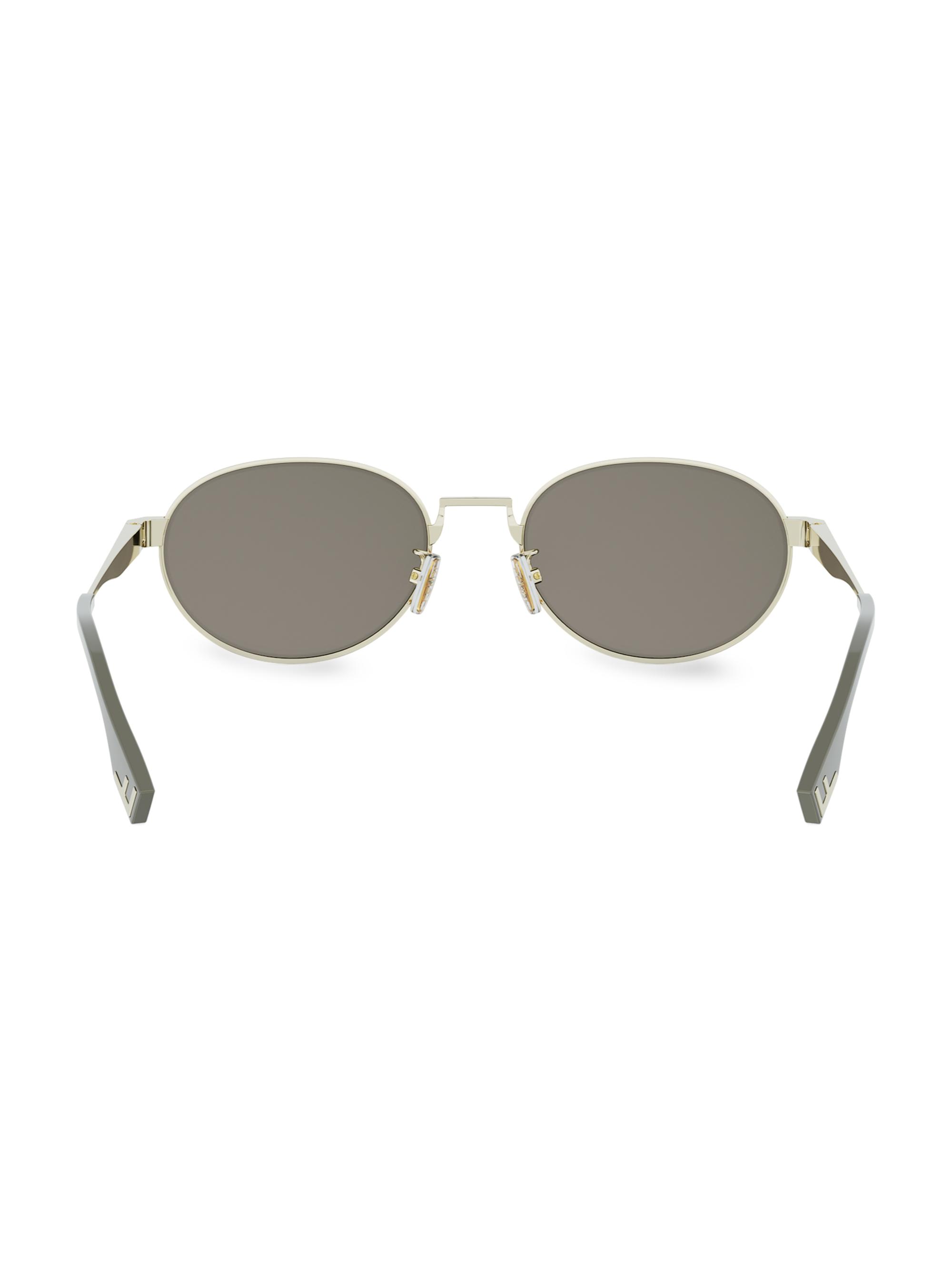 Fendi Fendi Sky 55MM Oval Sunglasses | Saks Fifth Avenue