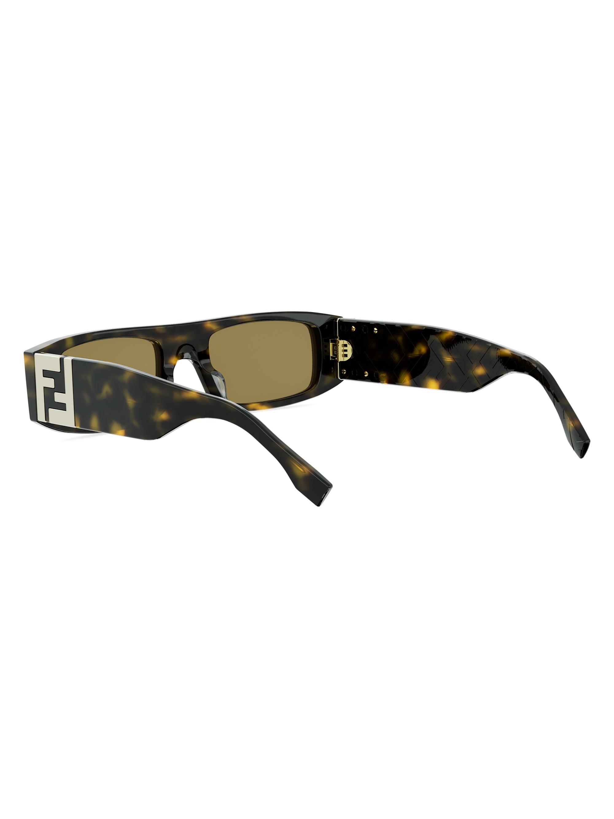 Fendi FF Squared 52MM Rectangular Sunglasses | Saks Fifth Avenue