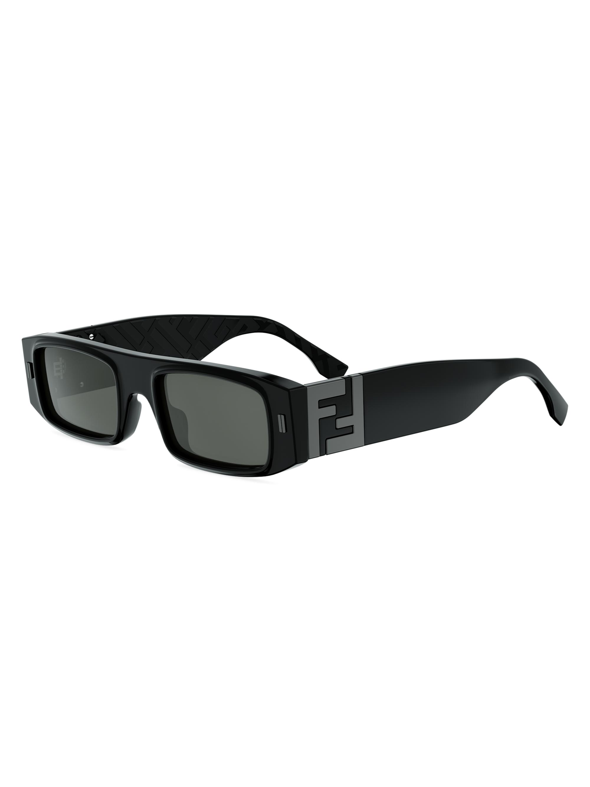 Fendi 51MM Rectangular Sunglasses | Saks Fifth Avenue