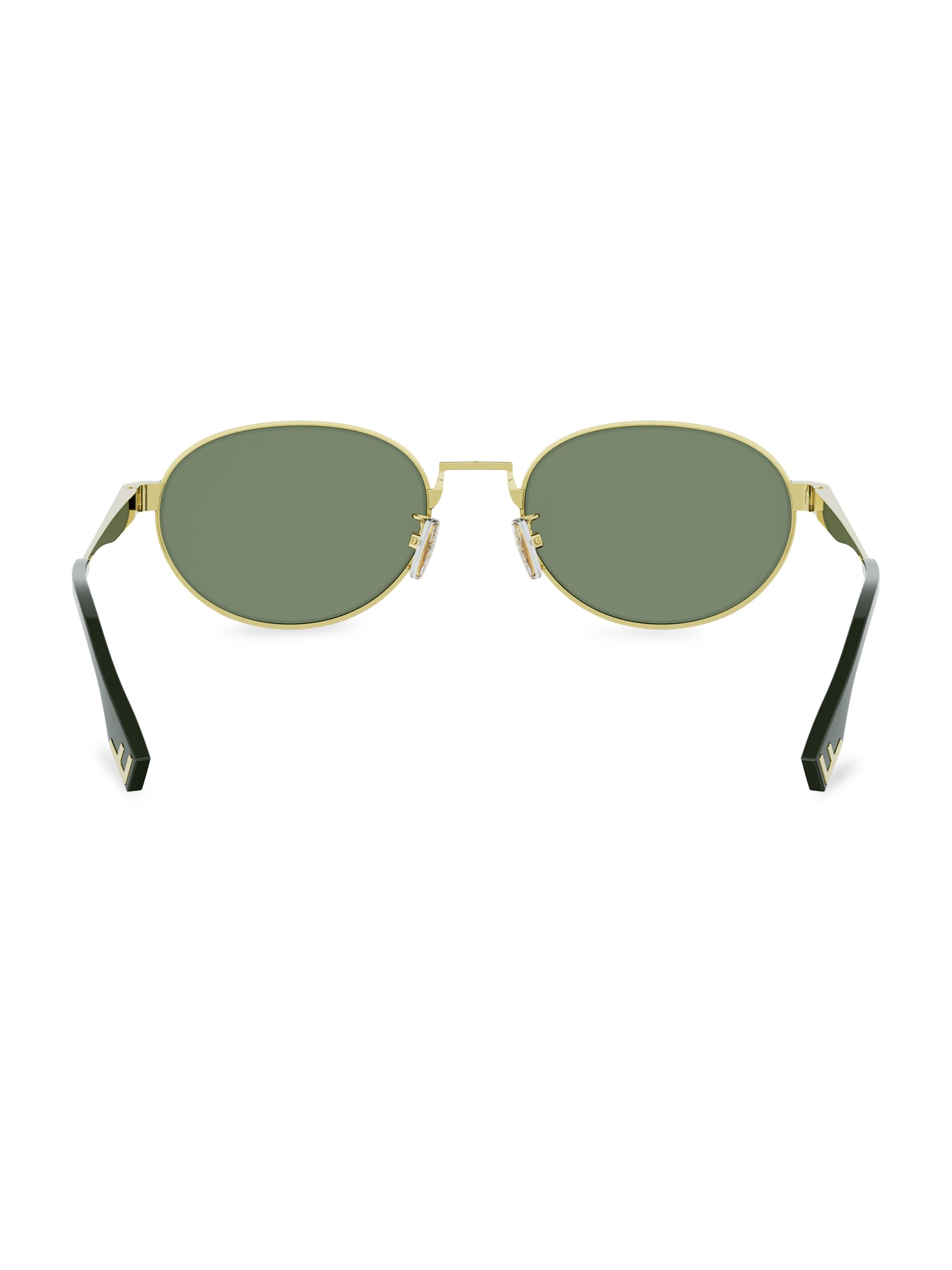 FENDI サングラス オーバル グリーン グラデーション Fendi Fendi Sky 55MM Oval Sunglasses | Saks Fifth Avenue