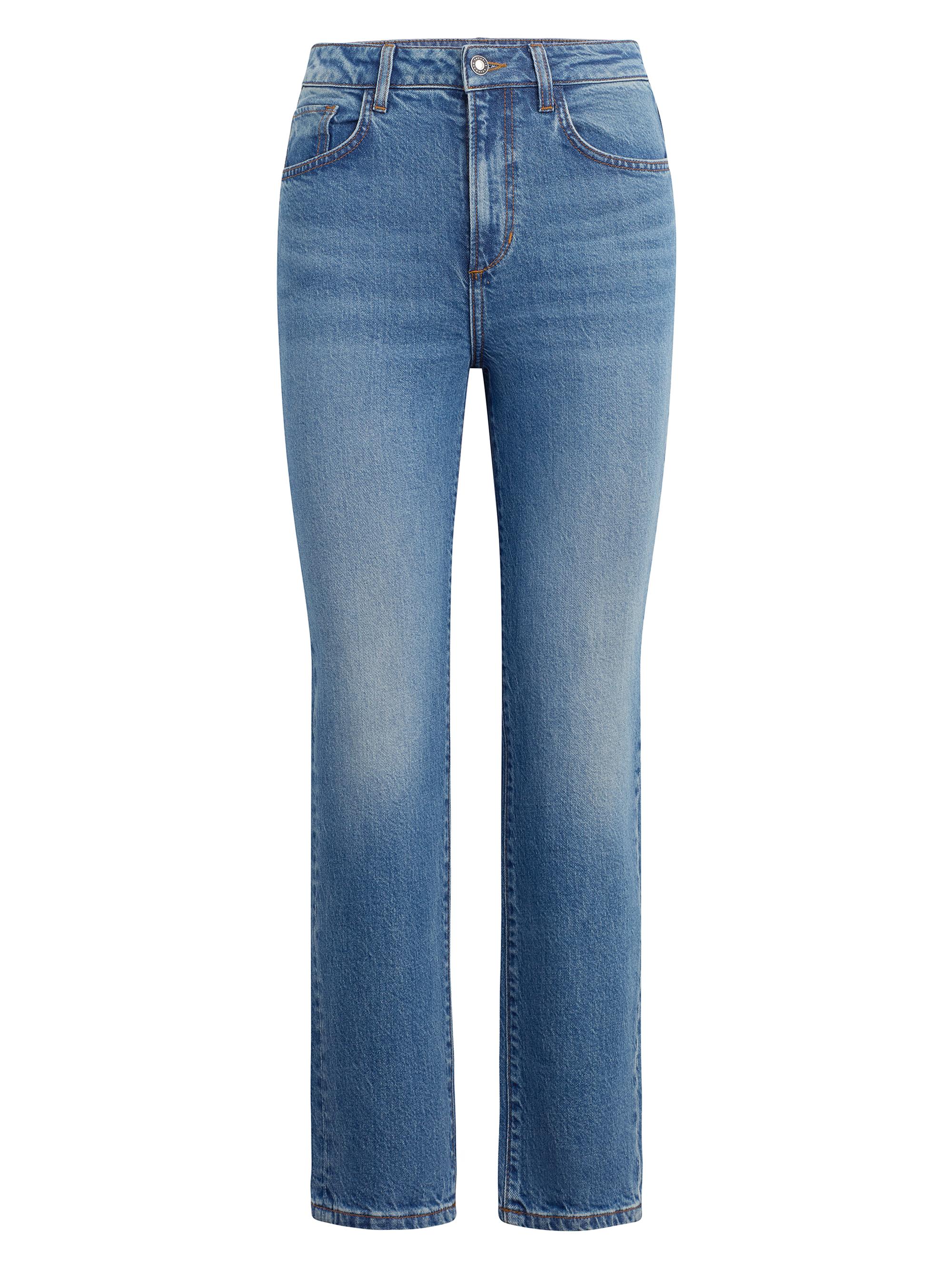 Favorite Daughter Women's The Valentina Super High-Rise Straight Jeans - Alton