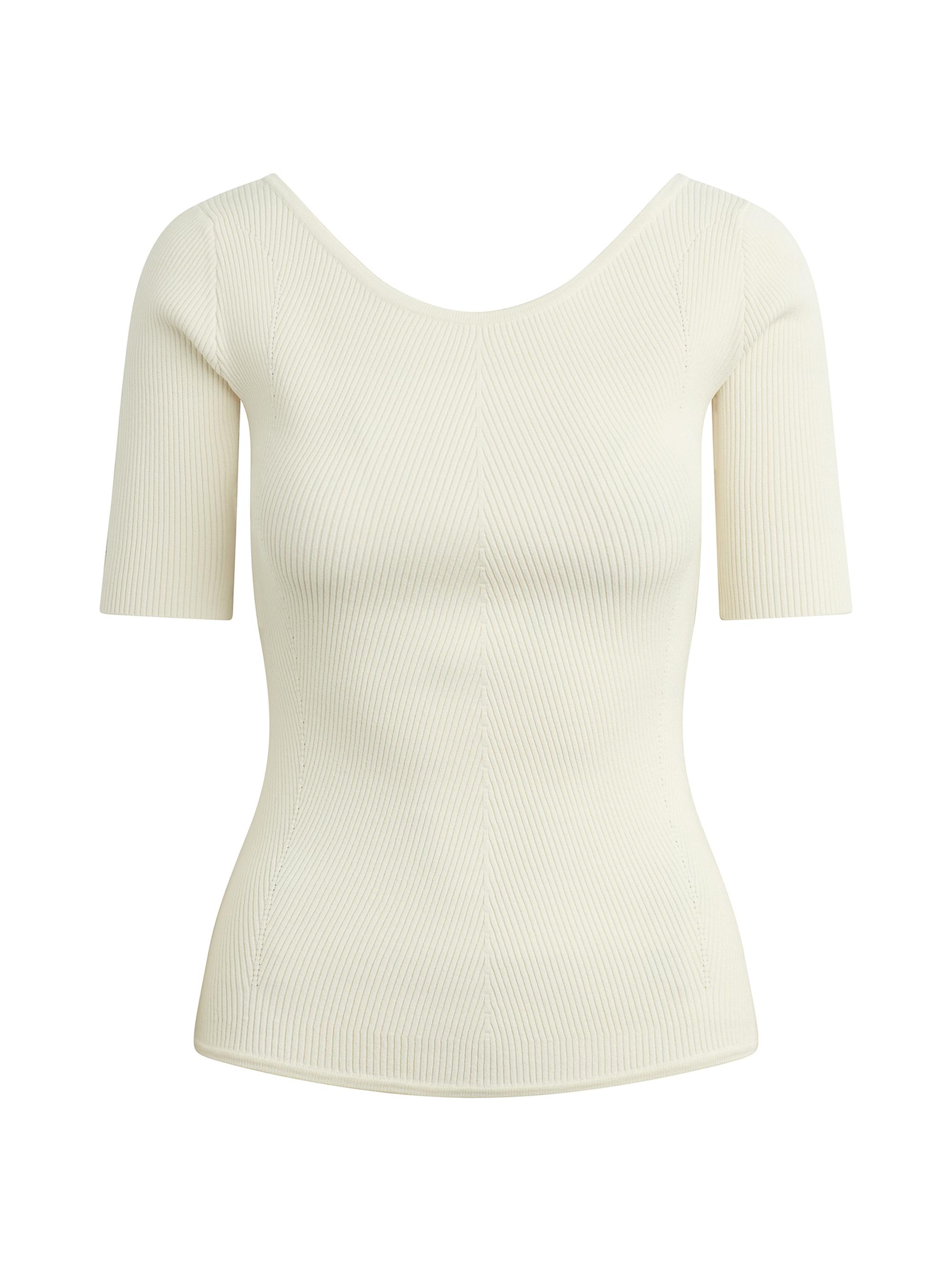 Favorite Daughter Women's The Behind The Scenes Rib-Knit Top -