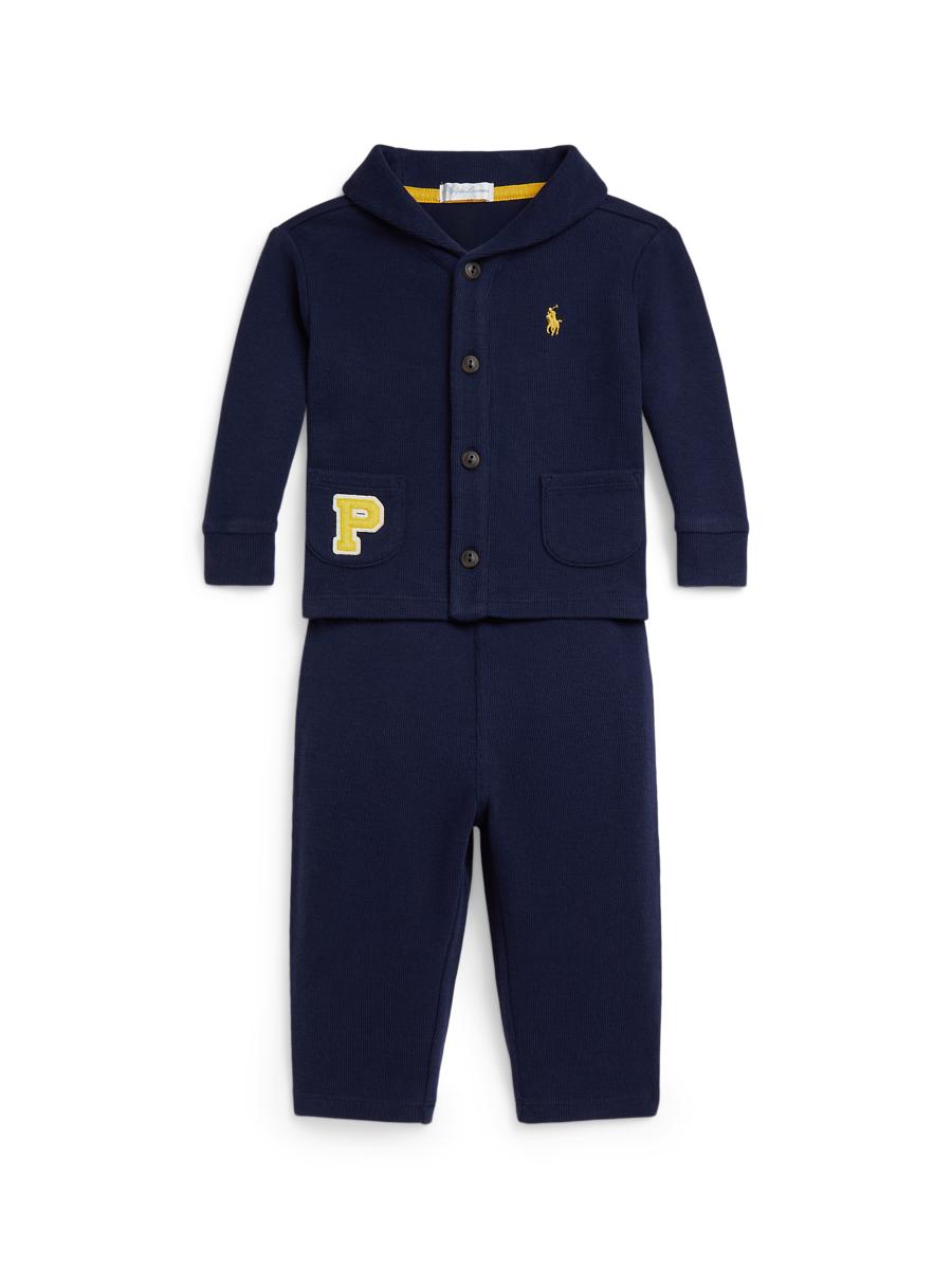 Polo Ralph Lauren Baby Boy's 2-Piece Estate Rib-Knit Cardigan
