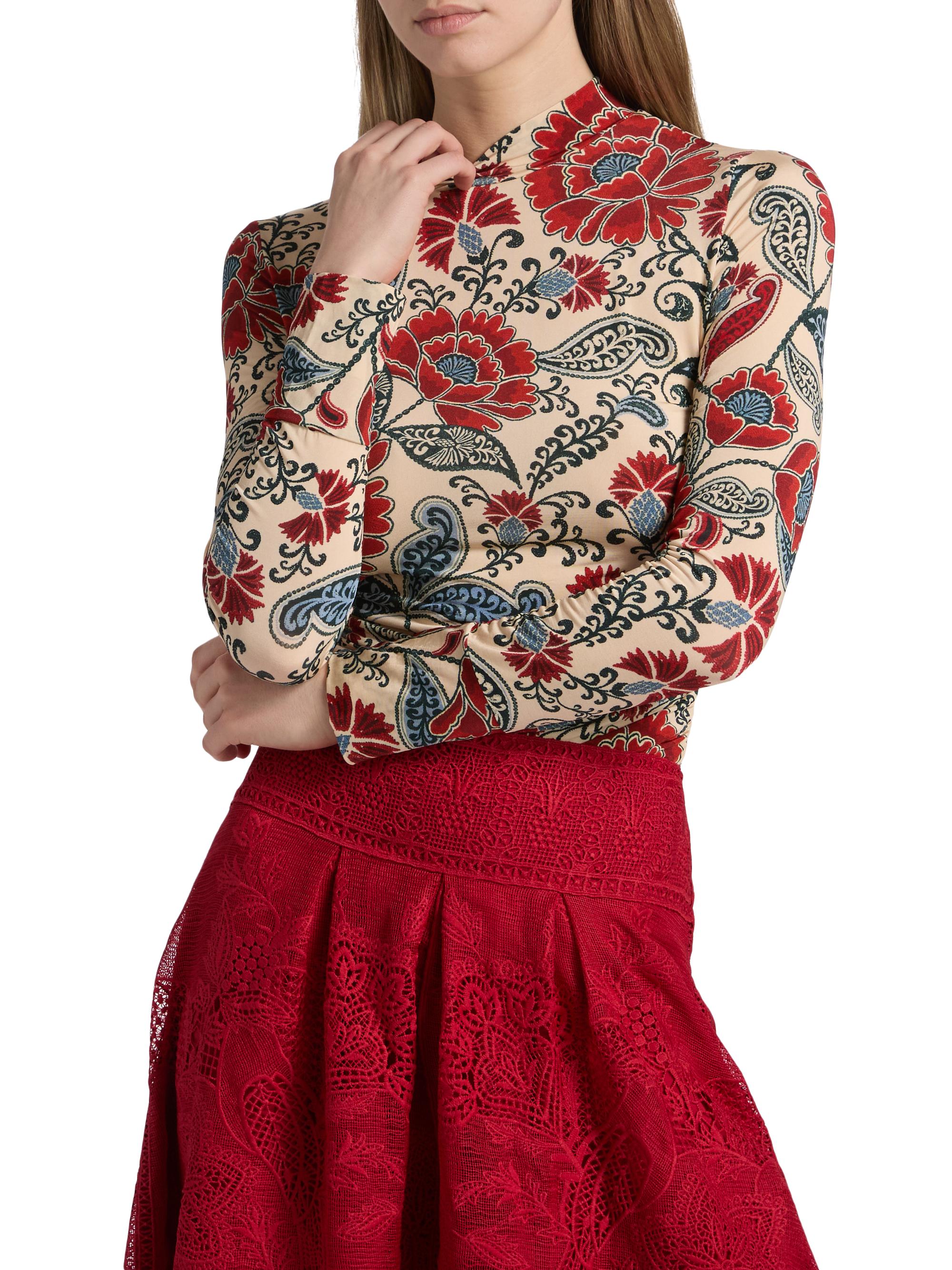 Débardeur Blouse Semi-transparent Rio Fleuri - Taille XXL (FR52/US20/UK24/EUR50)