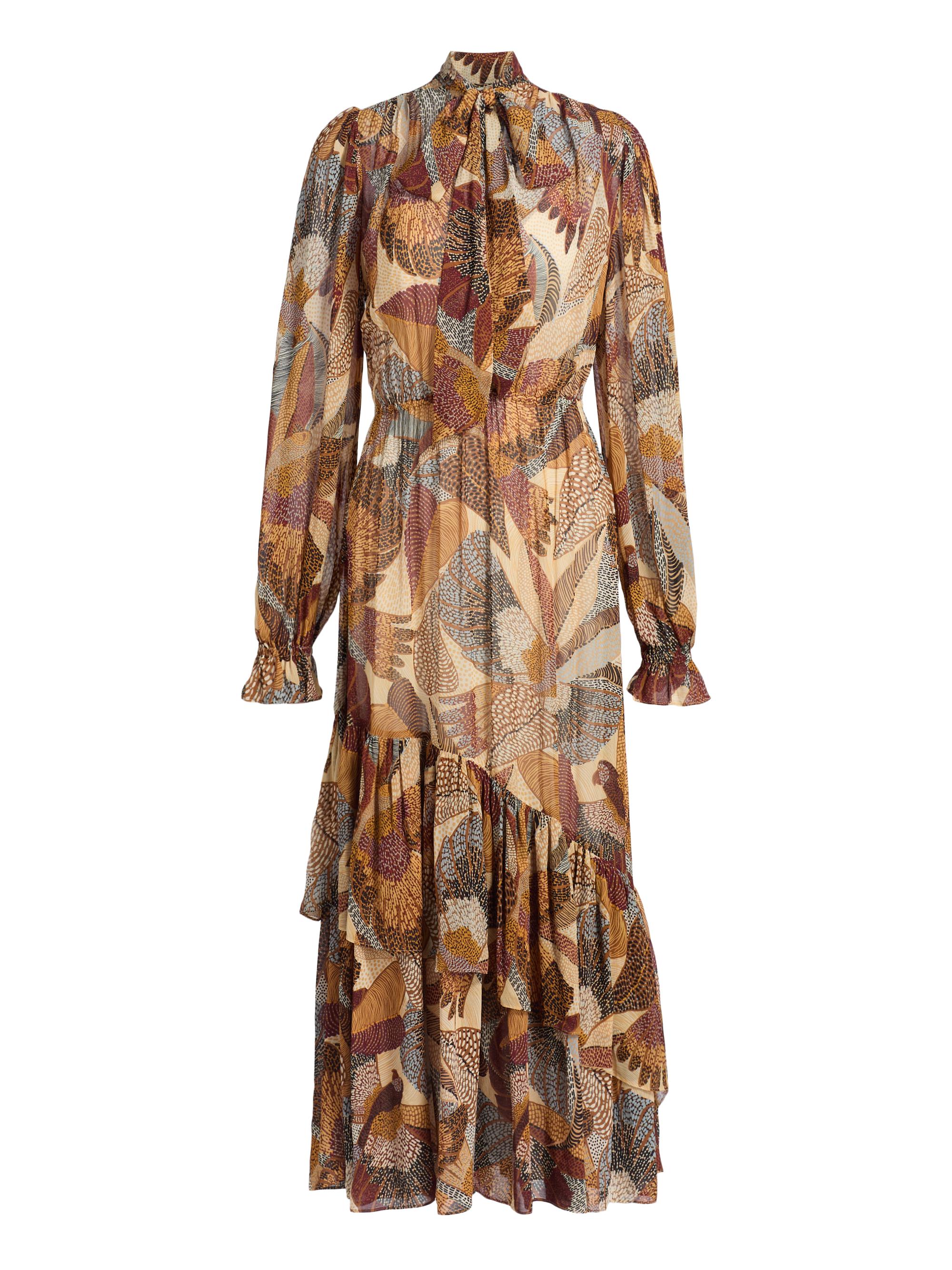 Farm Rio Dotted Macaws Graphic Maxi Dress | Saks Fifth Avenue