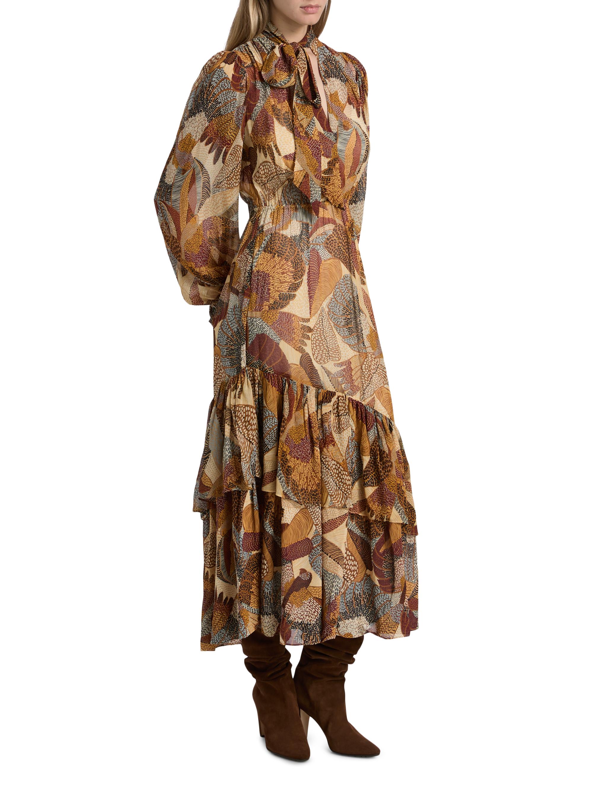 Farm Rio Dotted Macaws Graphic Maxi Dress | Saks Fifth Avenue