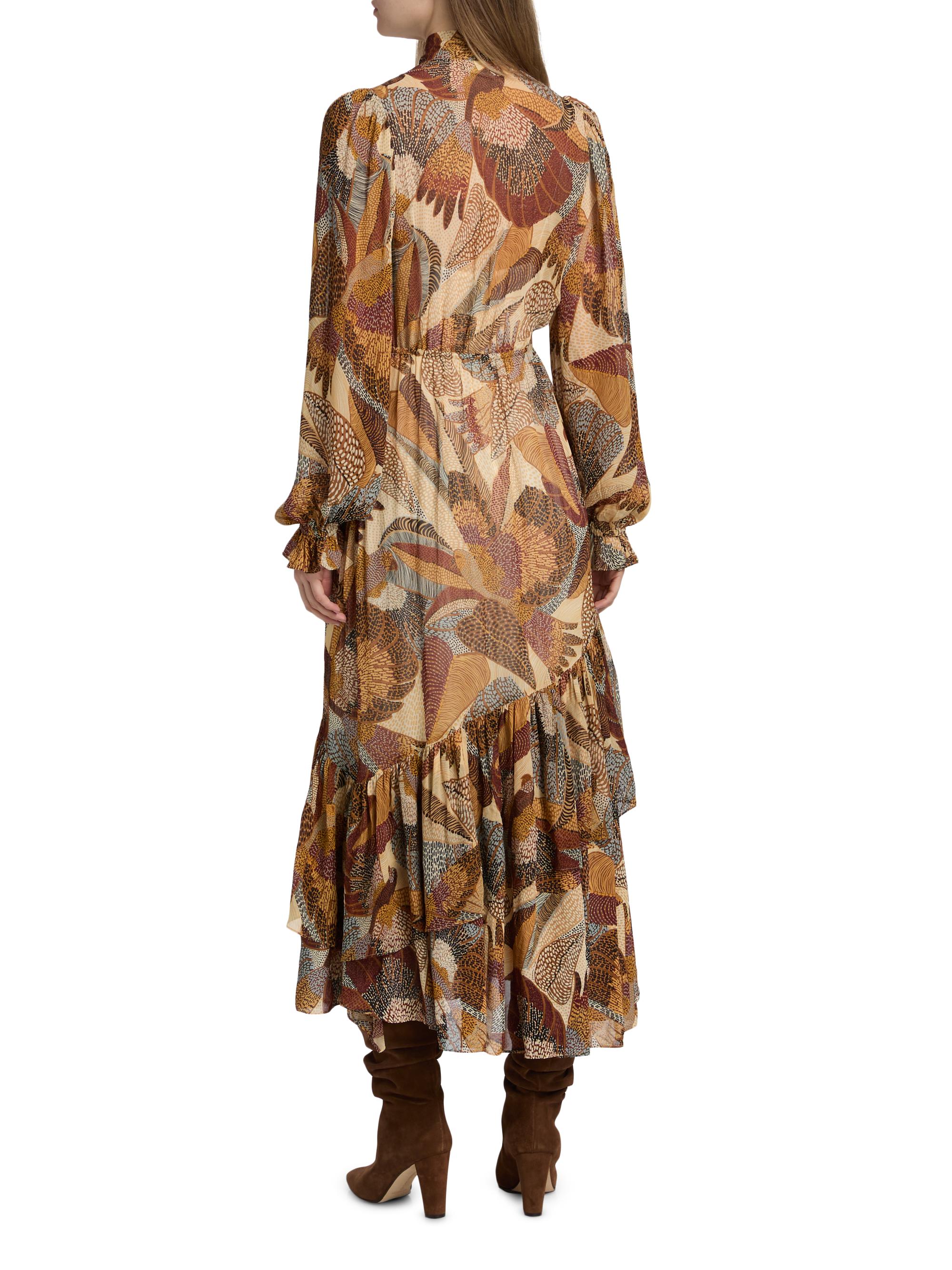 hutch strapless multi tiered floral tulle maxi dress isabella gown