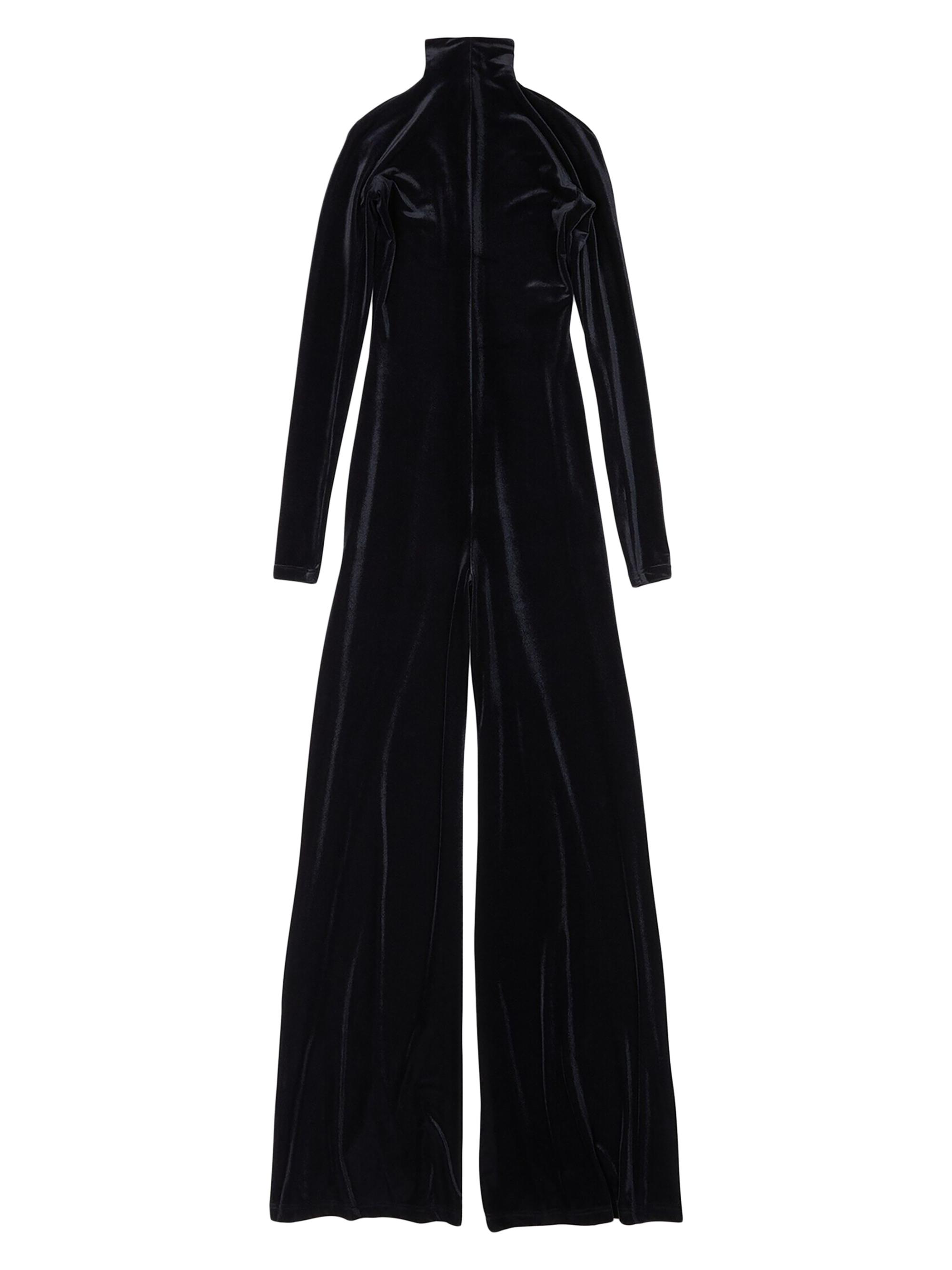 Balenciaga Women's Turtleneck Overall - Black