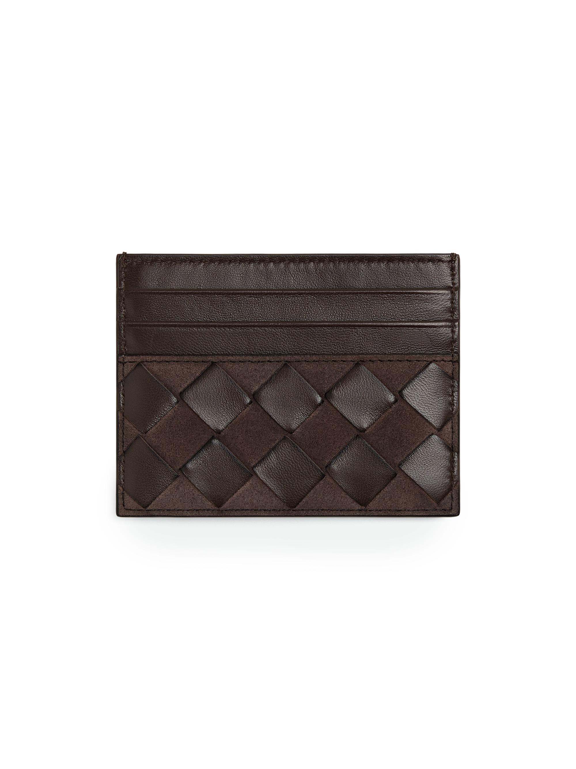 Bottega Veneta Portacard Metallic Leather Card Case | Saks Fifth