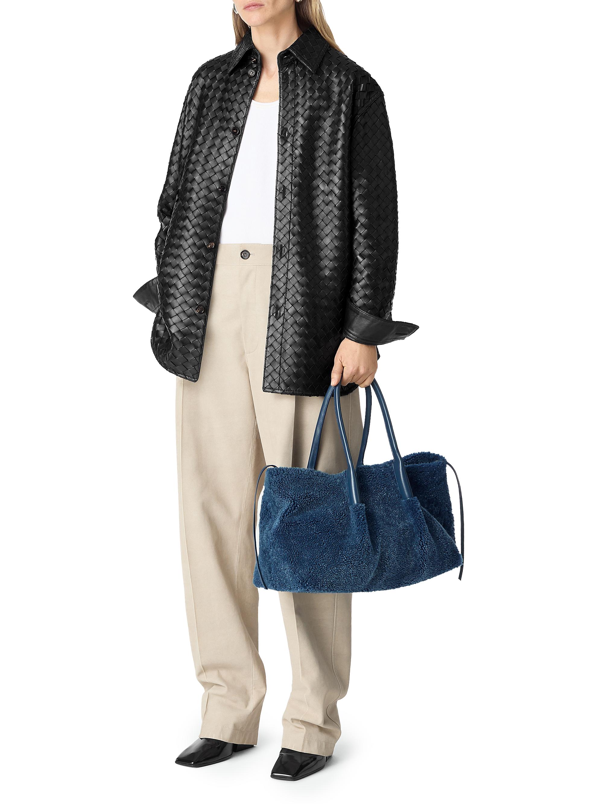 Bottega Veneta Pinacoteca Reversible Shearling Tote | Saks Fifth