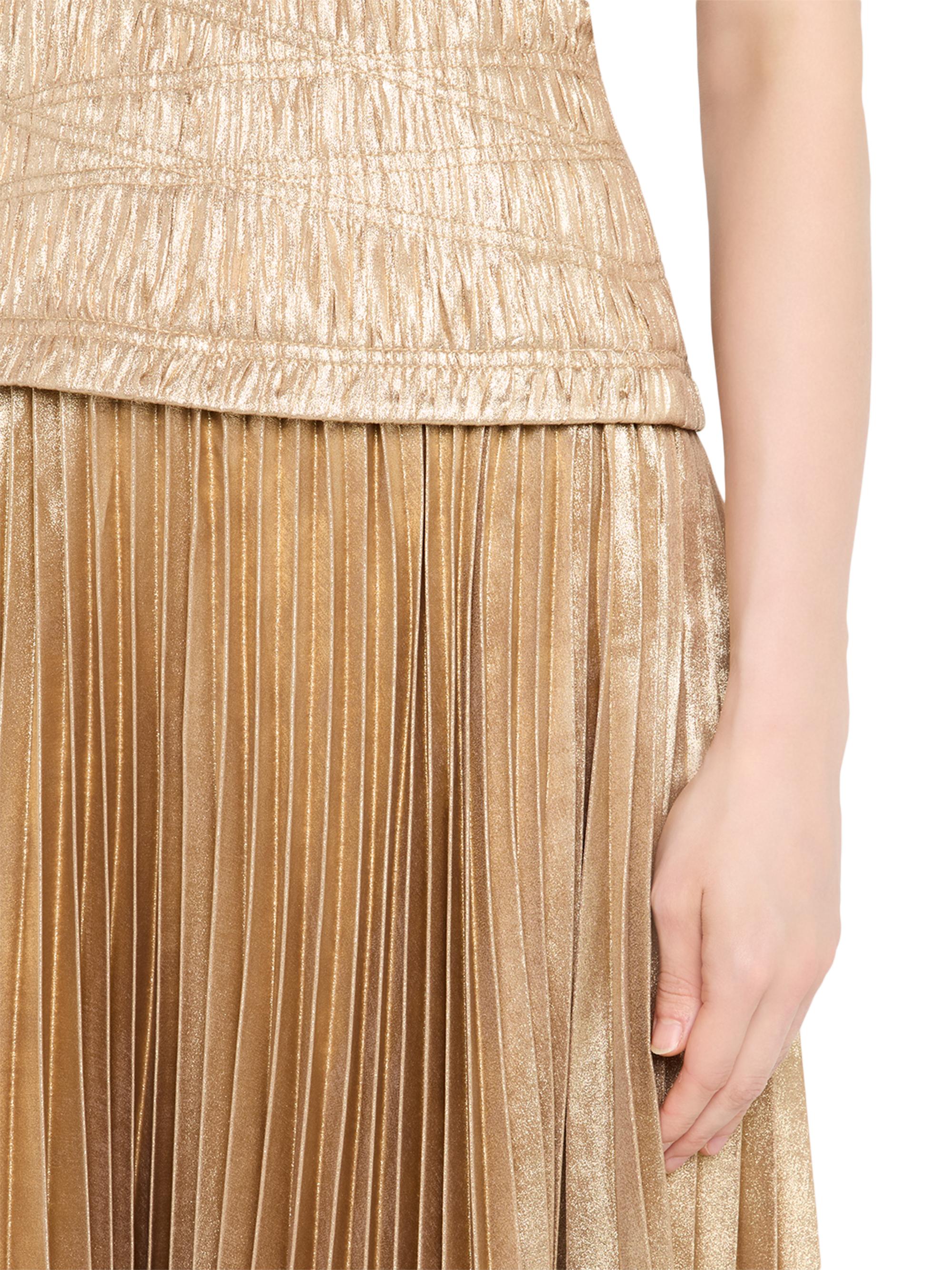 Acler Rockland Metallic Strapless Midi-Dress | Saks Fifth Avenue
