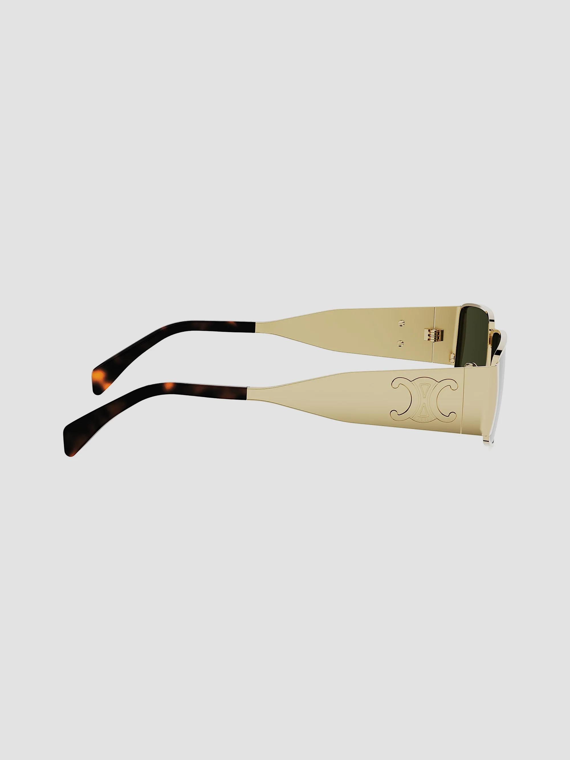 CELINE Metal Triomphe 59MM Rectangular Sunglasses | Saks Fifth Avenue