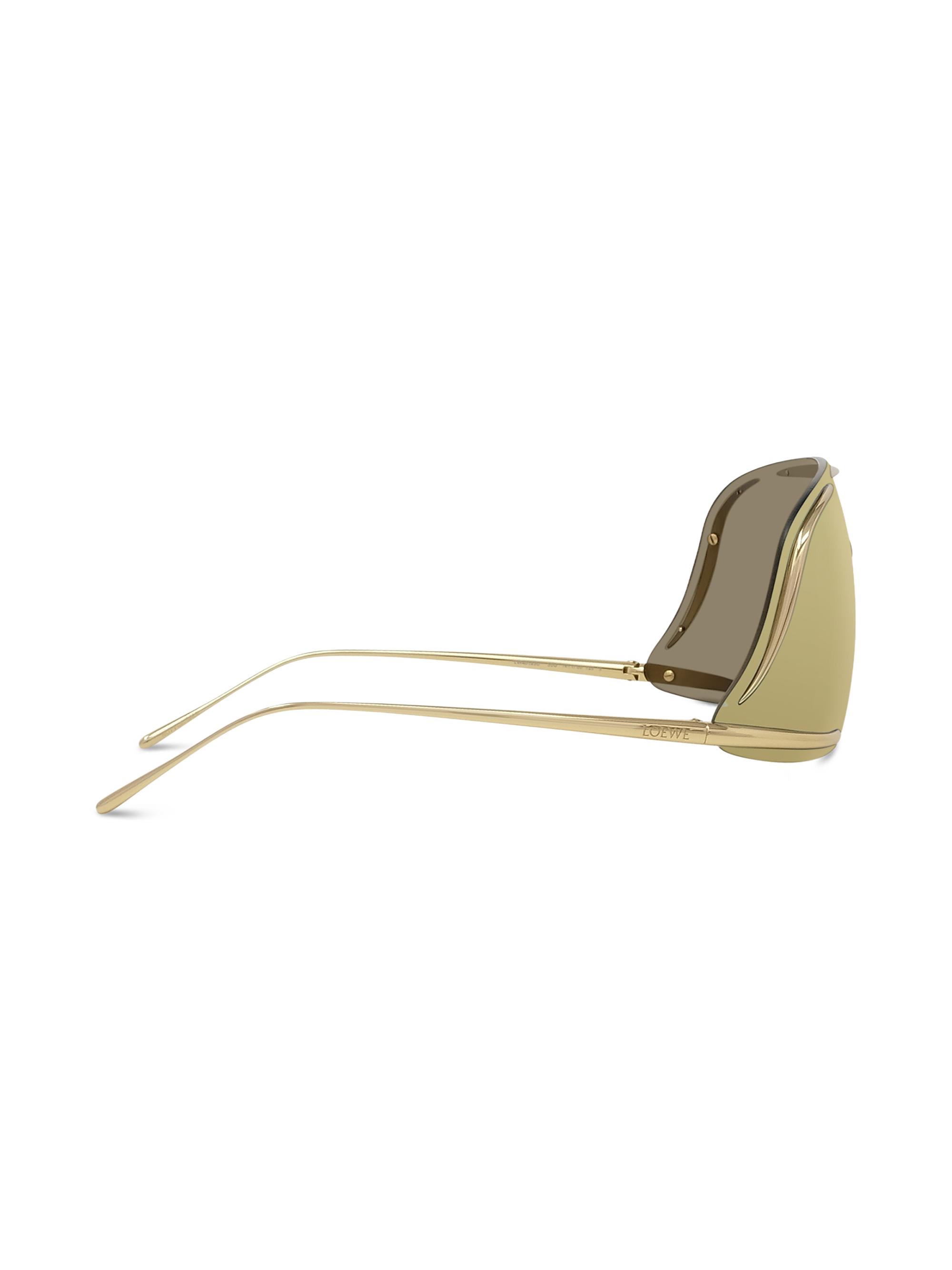 LOEWE 141MM Signature Mirror Mask Sunglasses | Saks Fifth Avenue