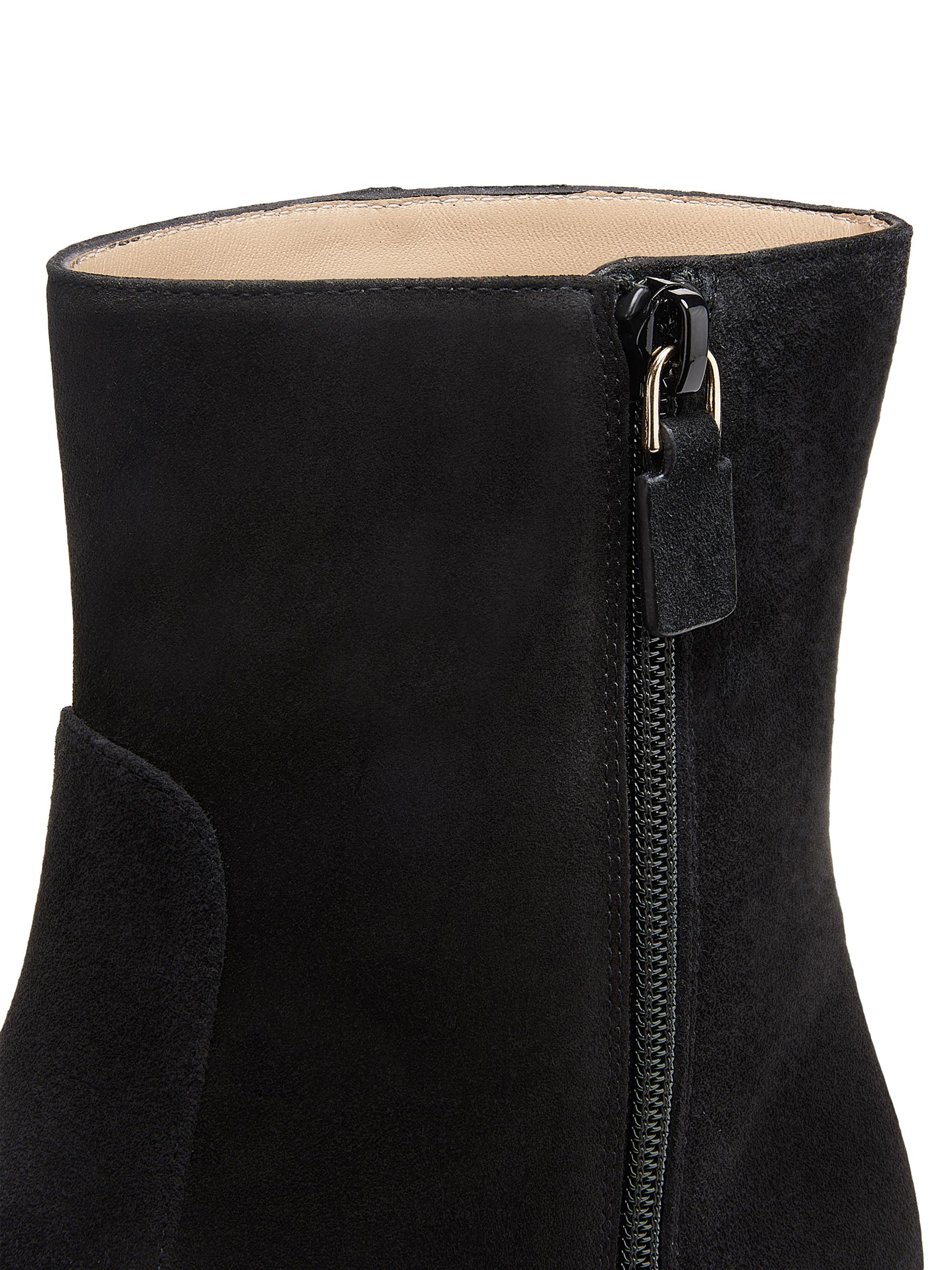 Stuart Weitzman Hudson Lite Zip 40MM Suede Booties | Saks Fifth Avenue