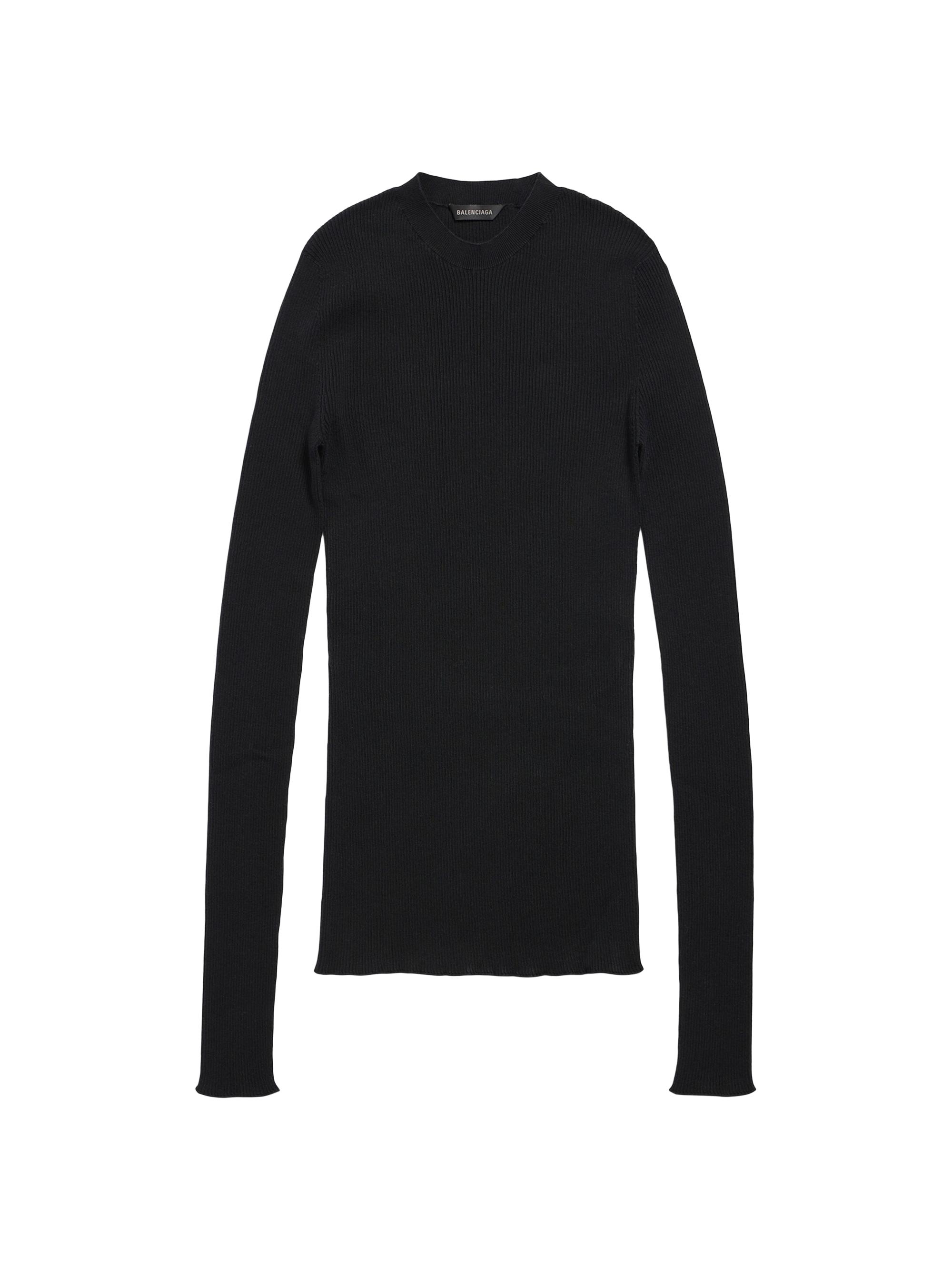 Balenciaga Women's Seamless Cotton Sweater - White