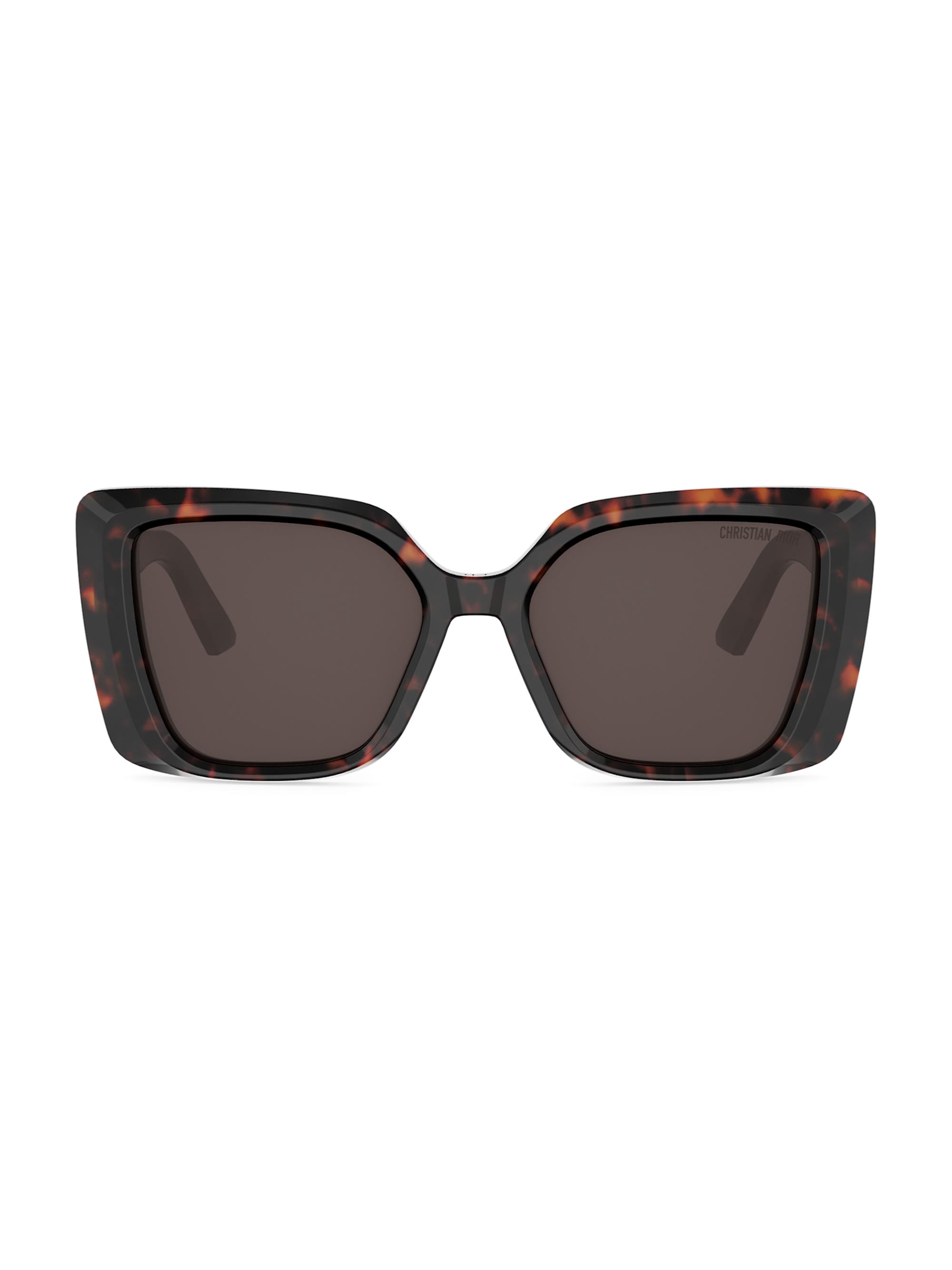 DIOR DiorMidnight S5I 55MM Square Sunglasses | Saks Fifth Avenue
