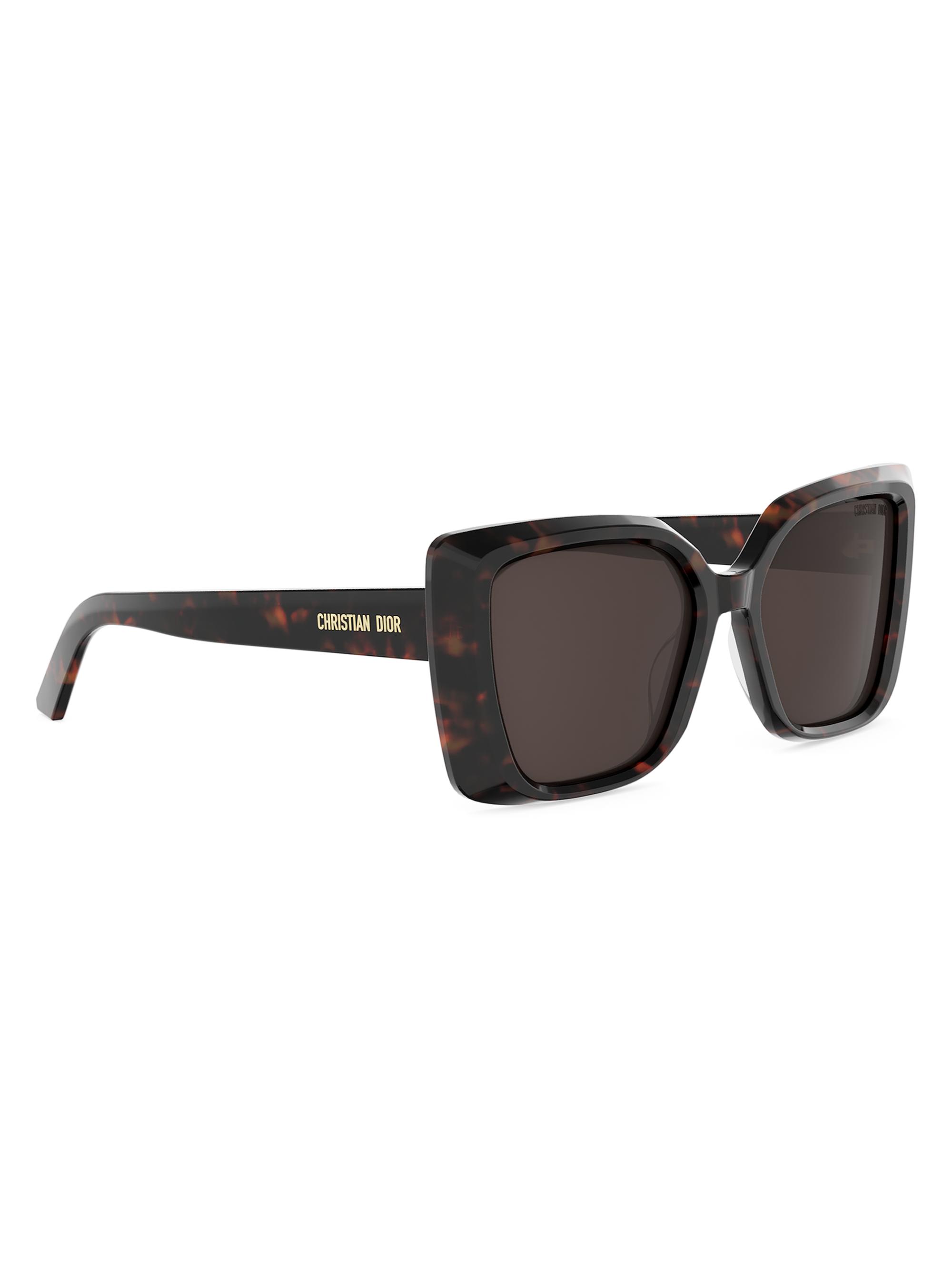 DIOR DiorMidnight S5I 55MM Square Sunglasses | Saks Fifth Avenue