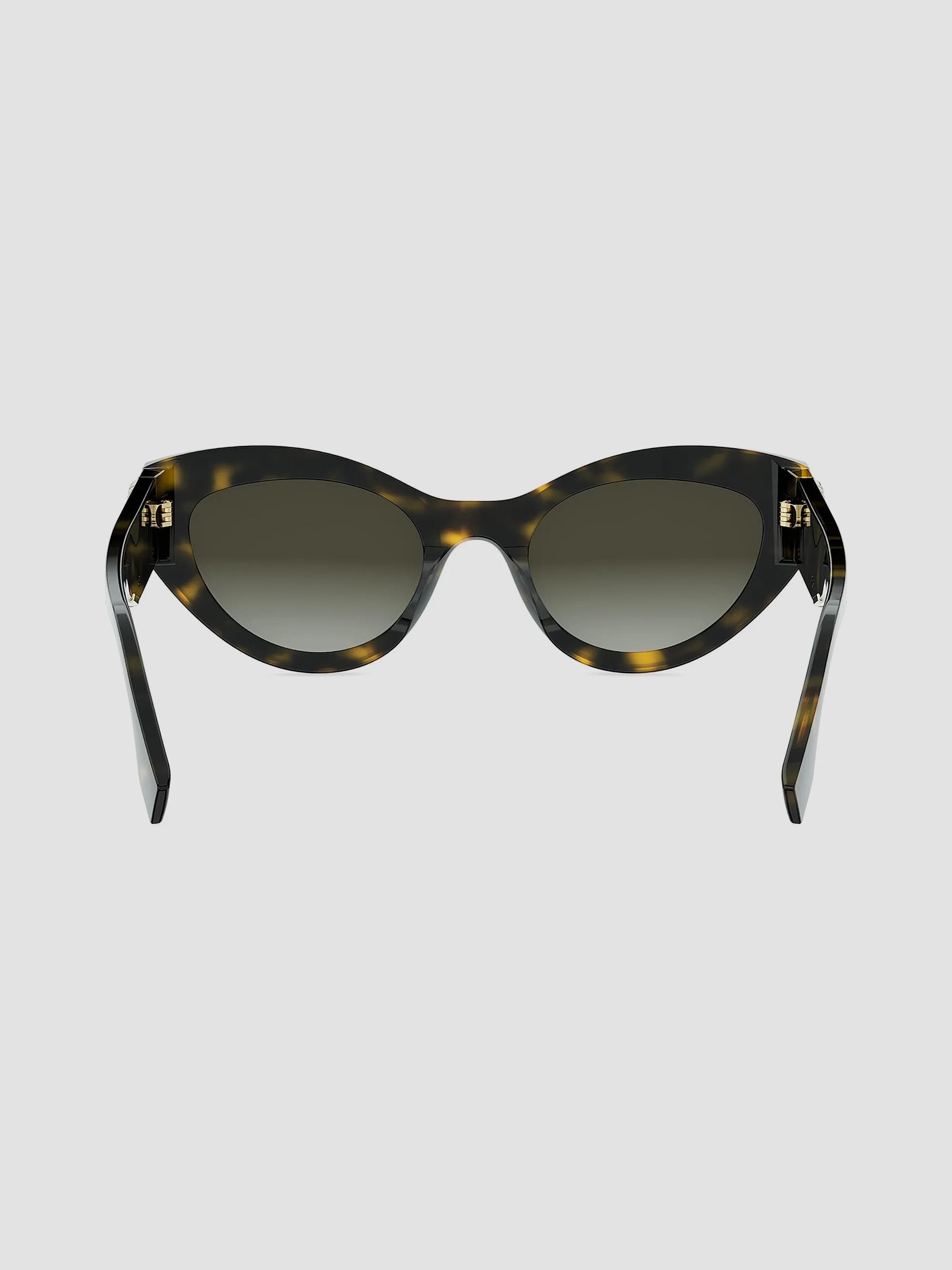 Fendi Tortoiseshell Cat-Eye Sunglasses - Gray Gradient Lenses Fendi Acetate F is Fendi FF 51mm Cat Eye Sunglasses 0327/S  main image 3